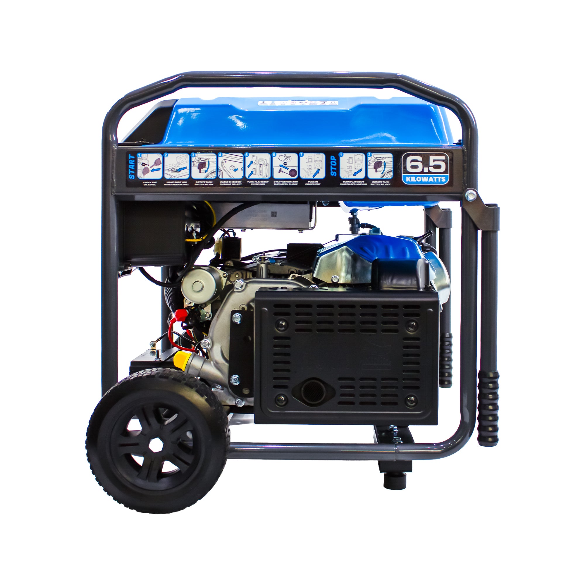 Gorilla Power 6500W Inverter Open Frame Generator with Electric Start - GP6500iE  – High Performance & Fuel Efficient