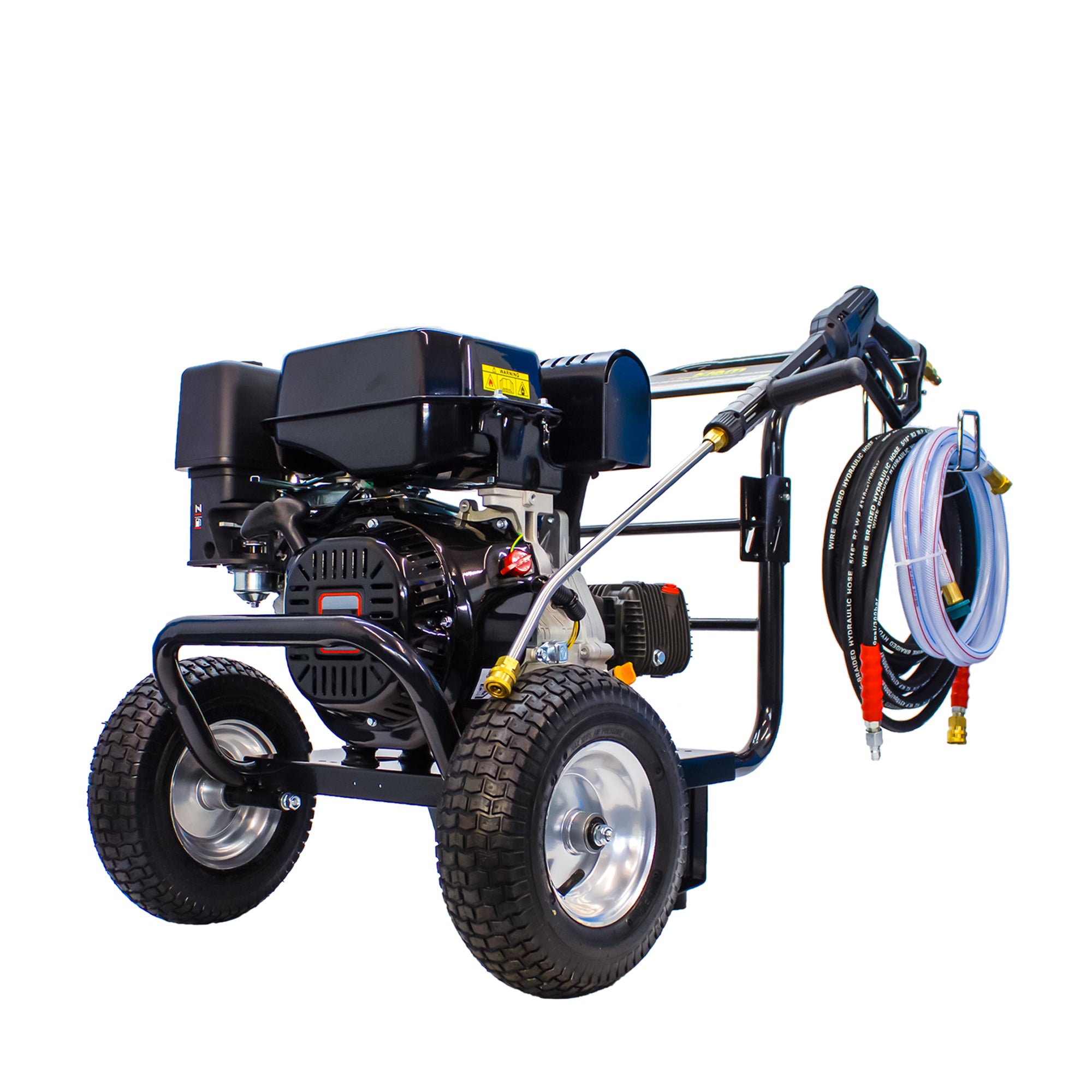 Driveway Cleaning Equipment - KM3700PR Petrol Pressure Washer, SurfacePro Rotary Cleaner and Turbo Nozzle