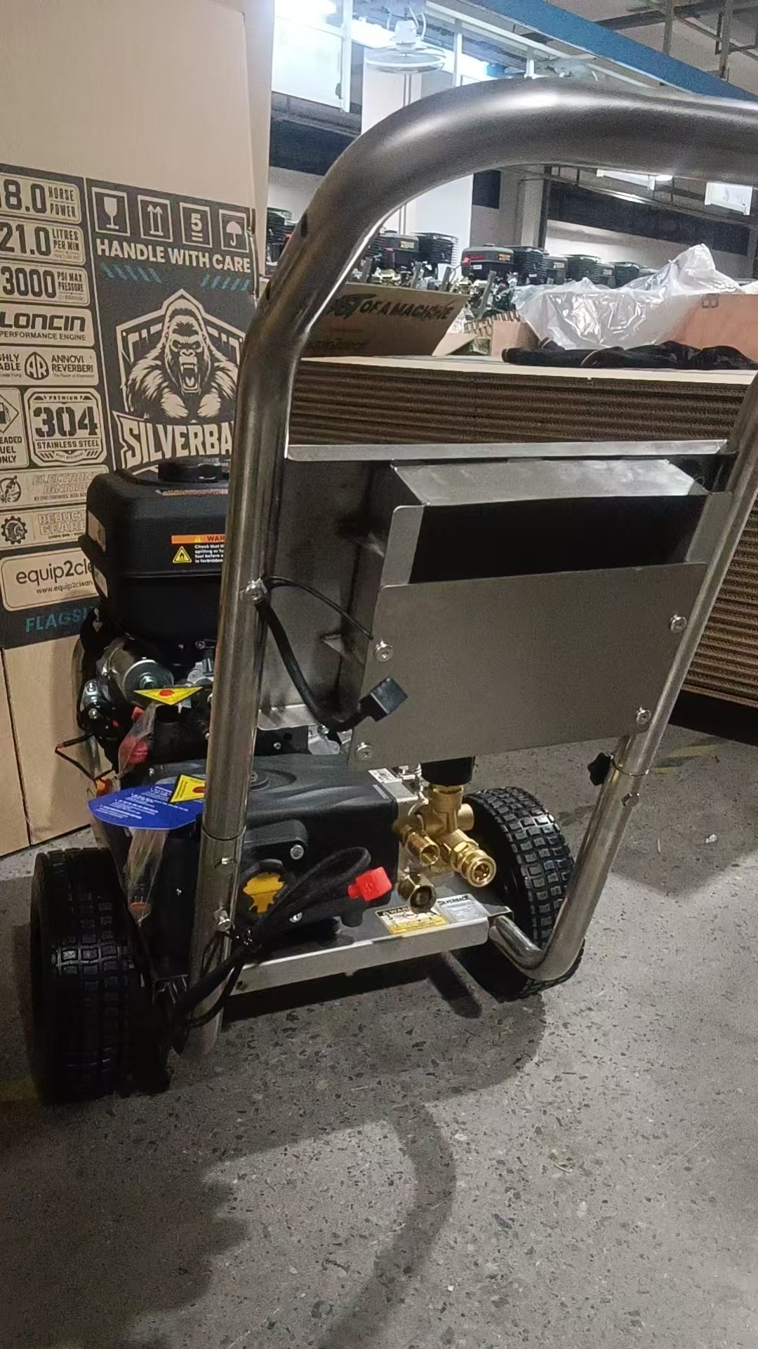 SILVERBACK 15 LPM 250 Bar Petrol Pressure Washer | AR Pump | Electric Start