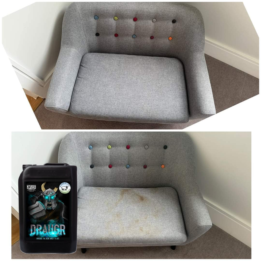 DRAUGR Enzyme Carpet & Upholstery Pre-Spray - close-up