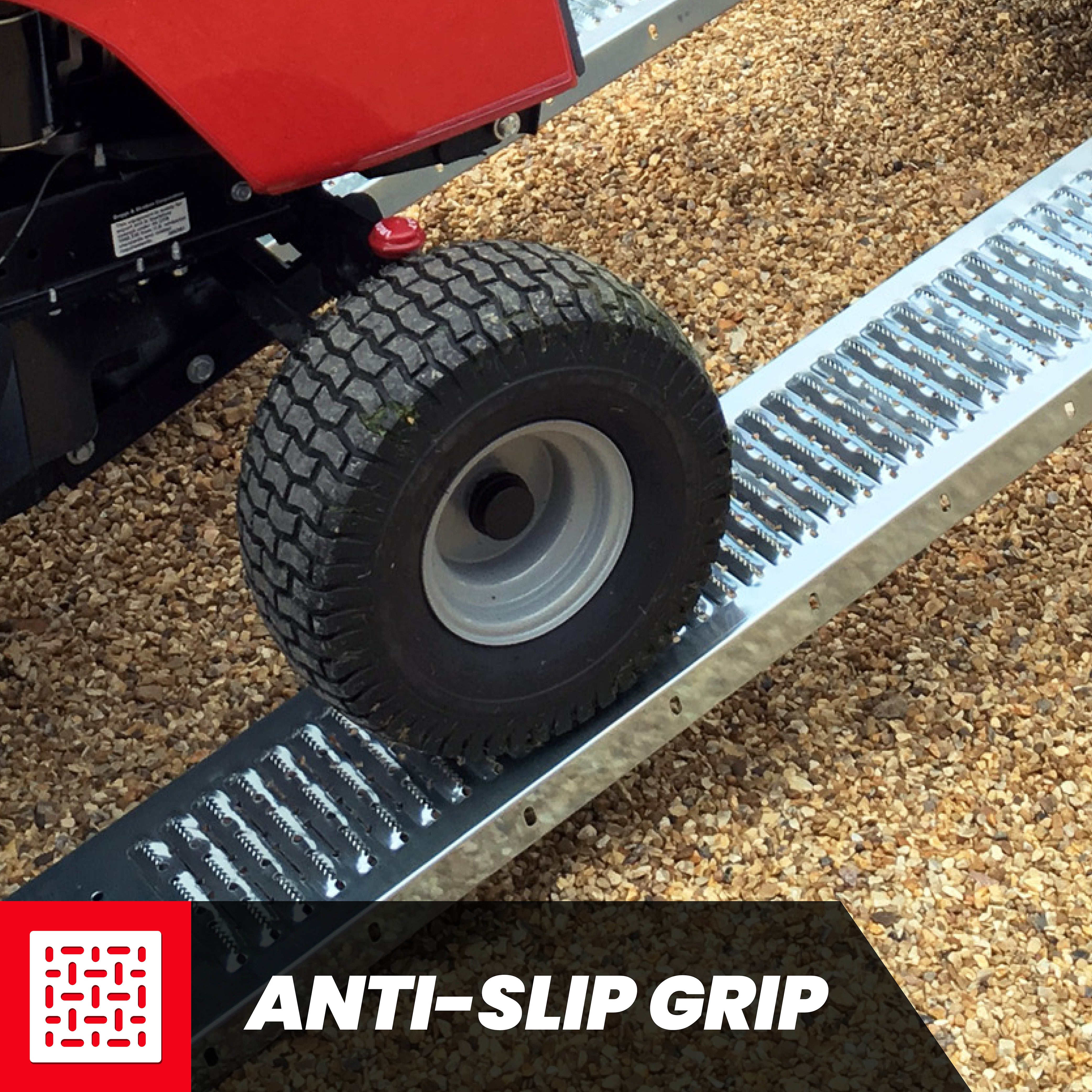 Folding Ramp Twinpack 180cm (folds to 90cm) for Motorcycles, Motorbikes, Wheelchairs, Mobility Scooter (200kg Load)