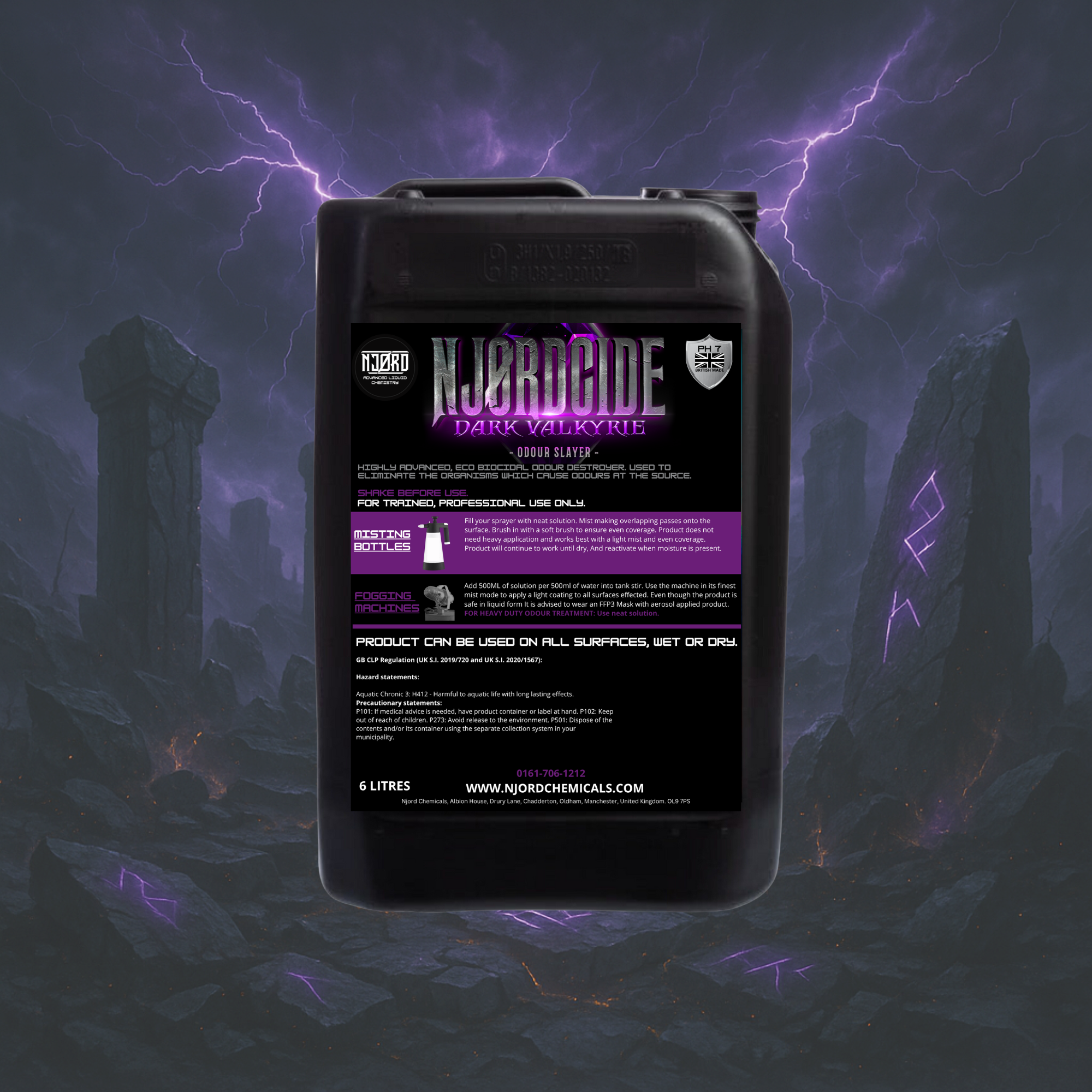 NJORDCIDE Dark Valkyrie – Professional Odour Eliminator - additional view