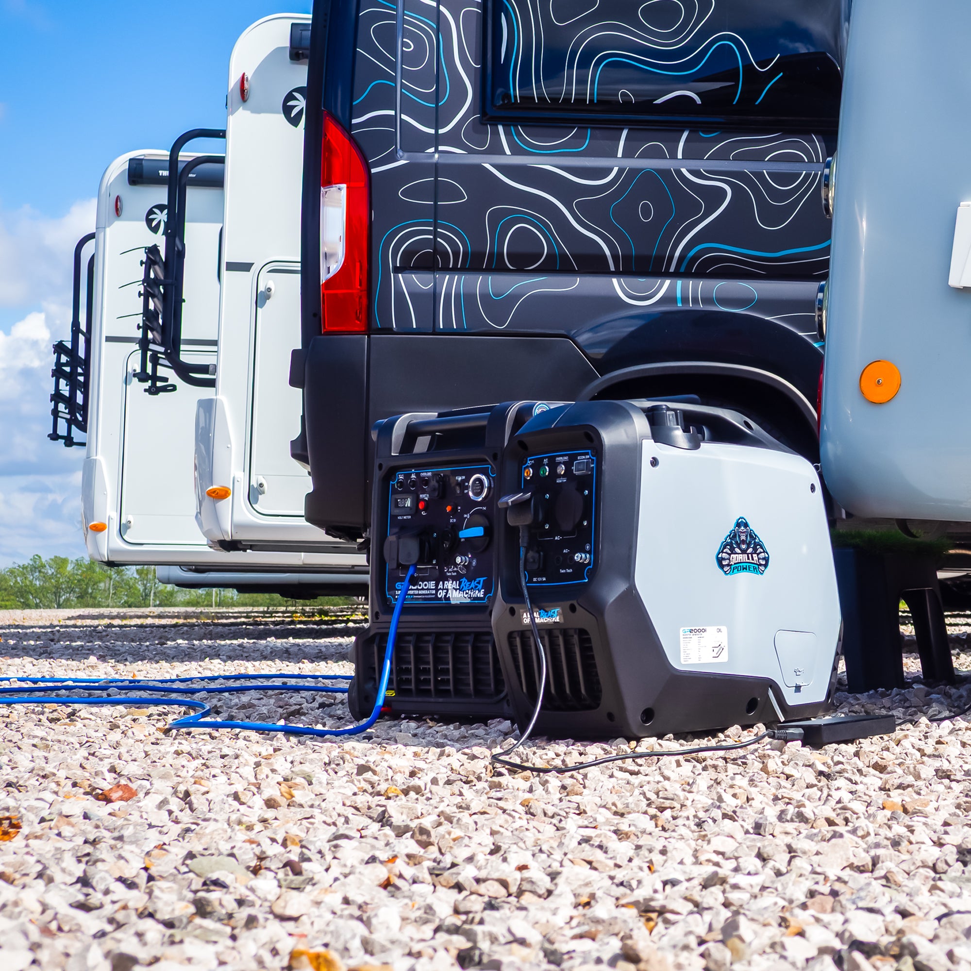 Gorilla Power 2000W Inverter Suitcase Generator - GP2000i  – Ultra-Portable & Fuel Efficient