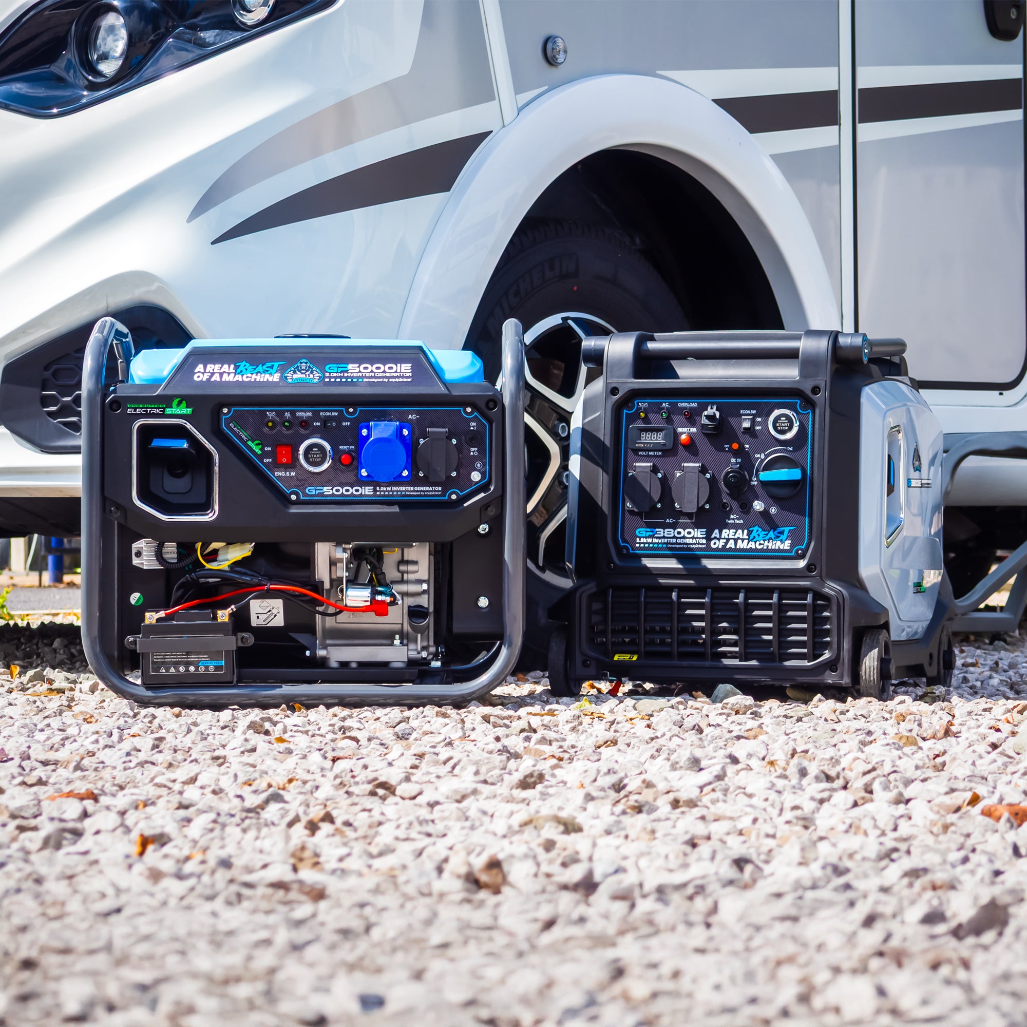 Gorilla Power 5000W Inverter Open Frame Generator with Electric Start - GP5000iE  – Maximum Power & Efficiency