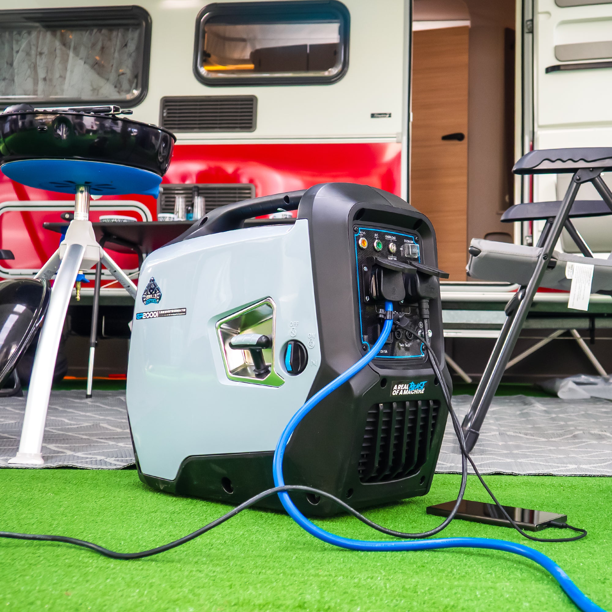 Gorilla Power 2000W Inverter Suitcase Generator - GP2000i  – Ultra-Portable & Fuel Efficient