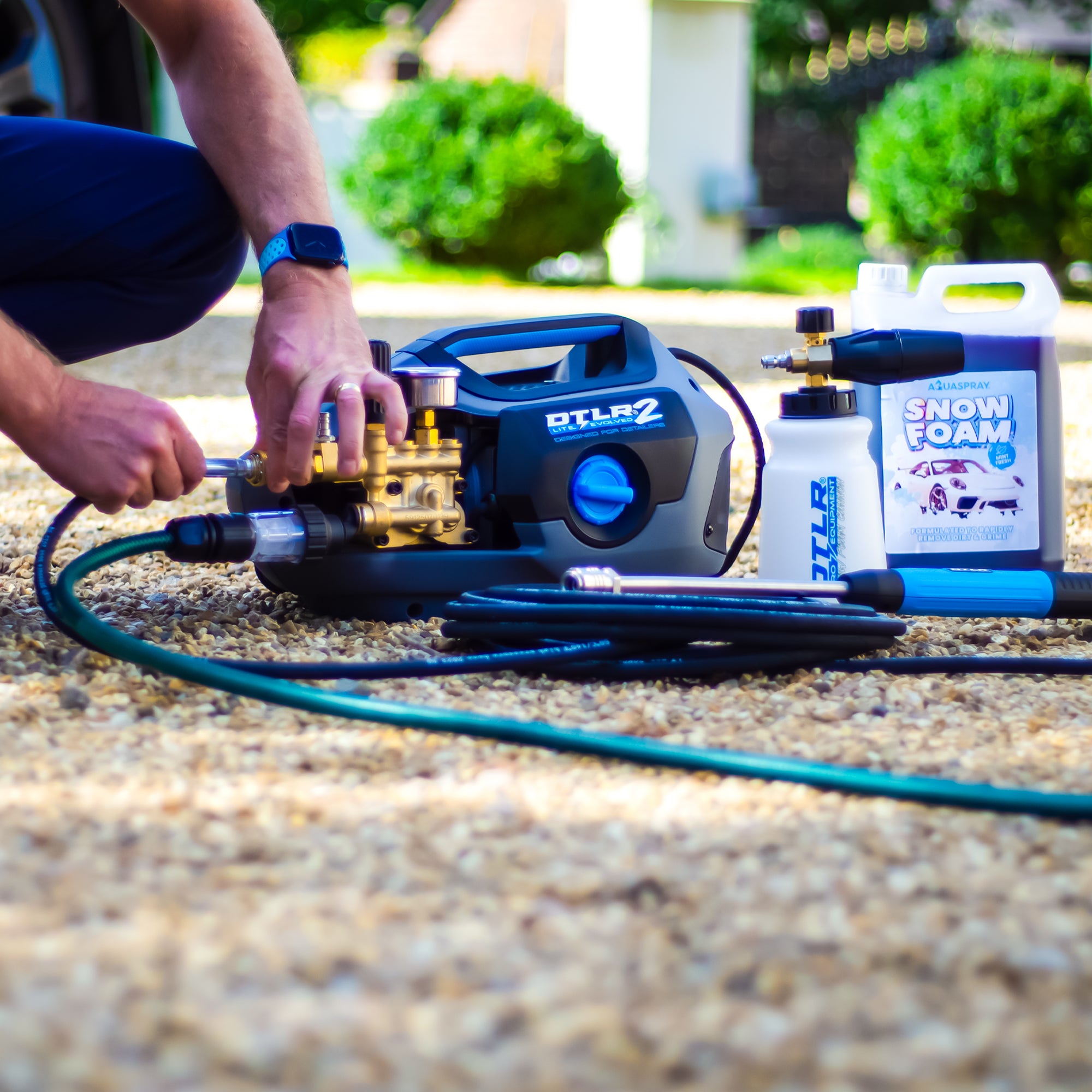 Kiam DTLR 2 LITE Electric Pressure Washer 150 Bar 8.45 LPM - detail view