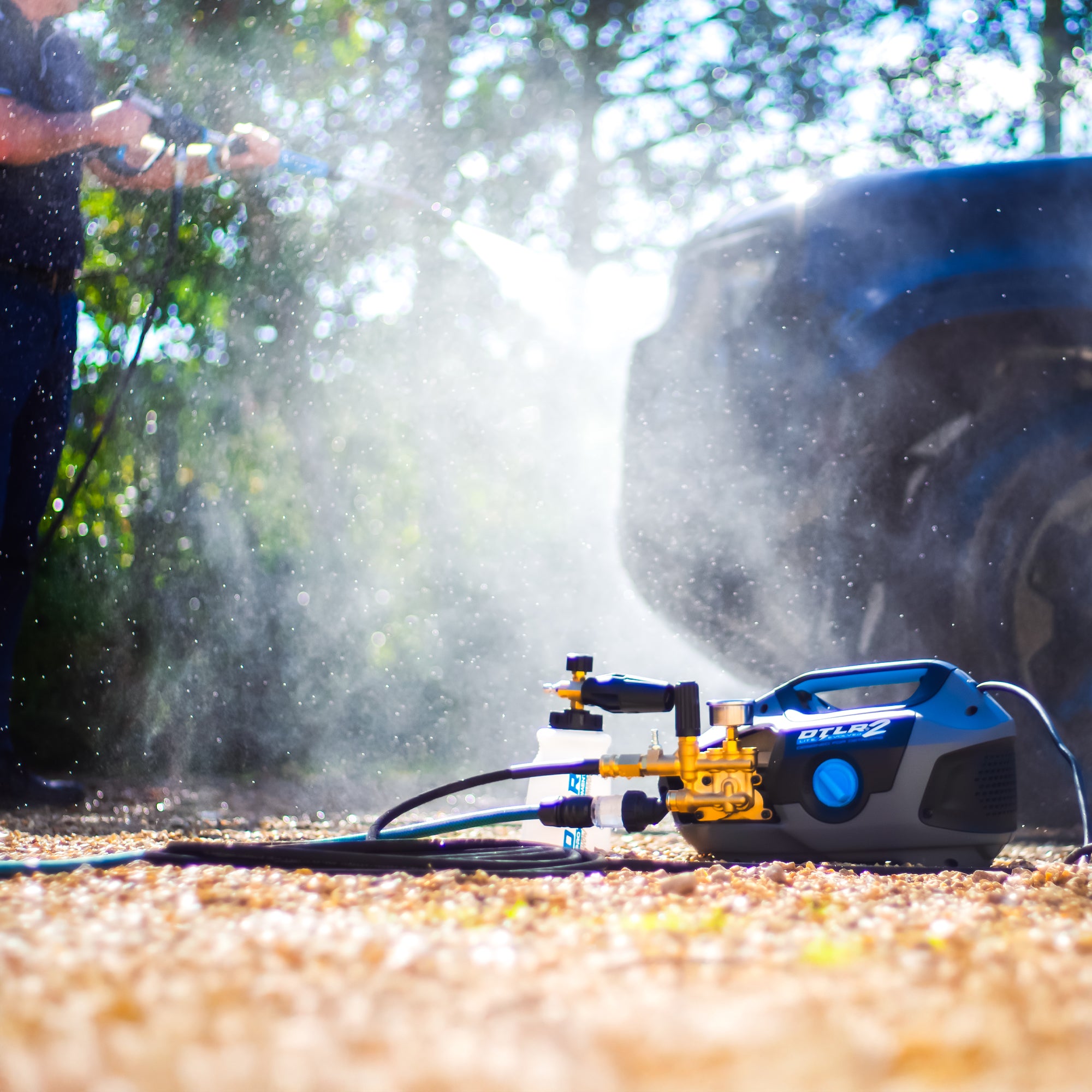 Kiam DTLR 2 LITE Electric Pressure Washer 150 Bar 8.45 LPM - dimensions