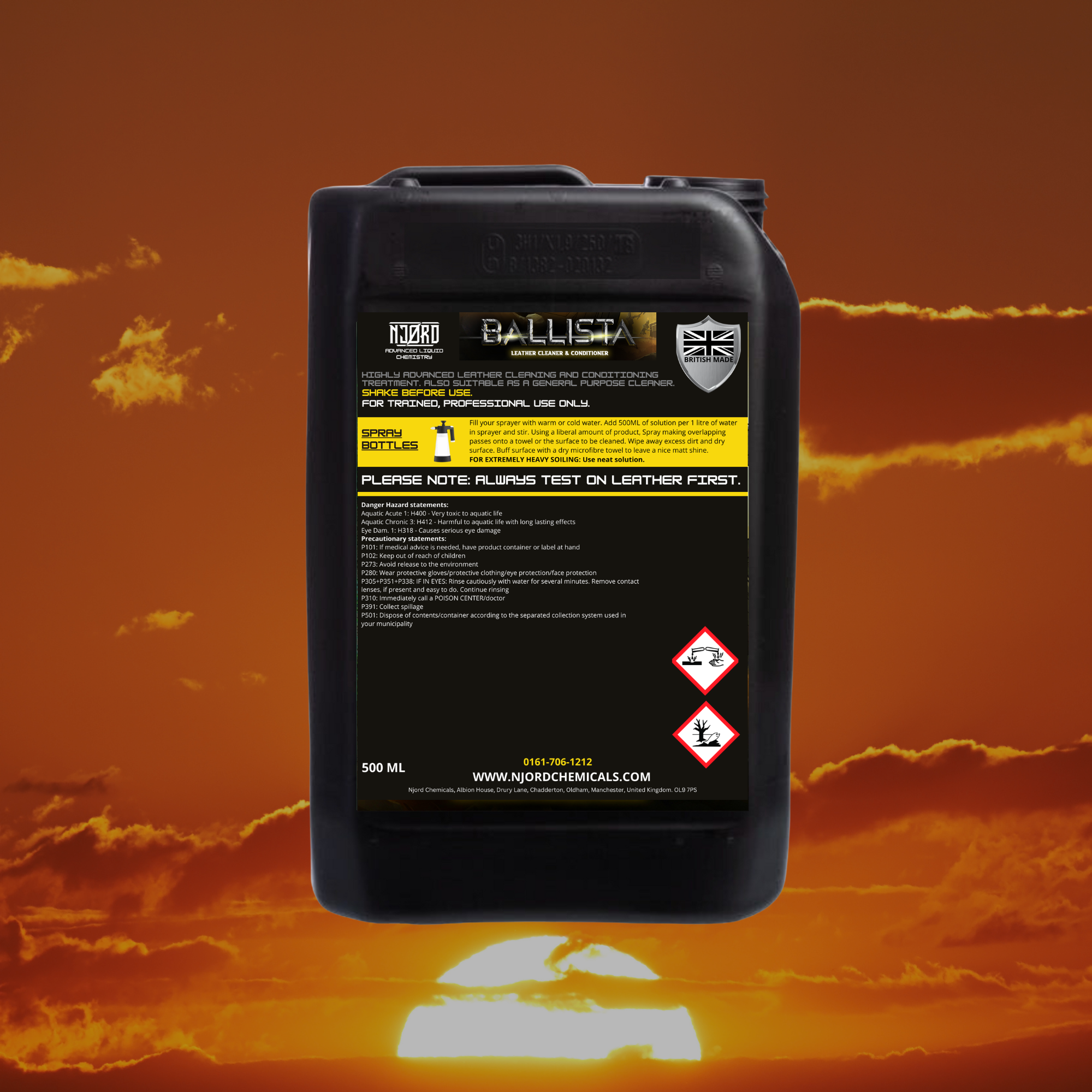 BALLISTA Professional Leather & Vinyl Cleaner - additional view