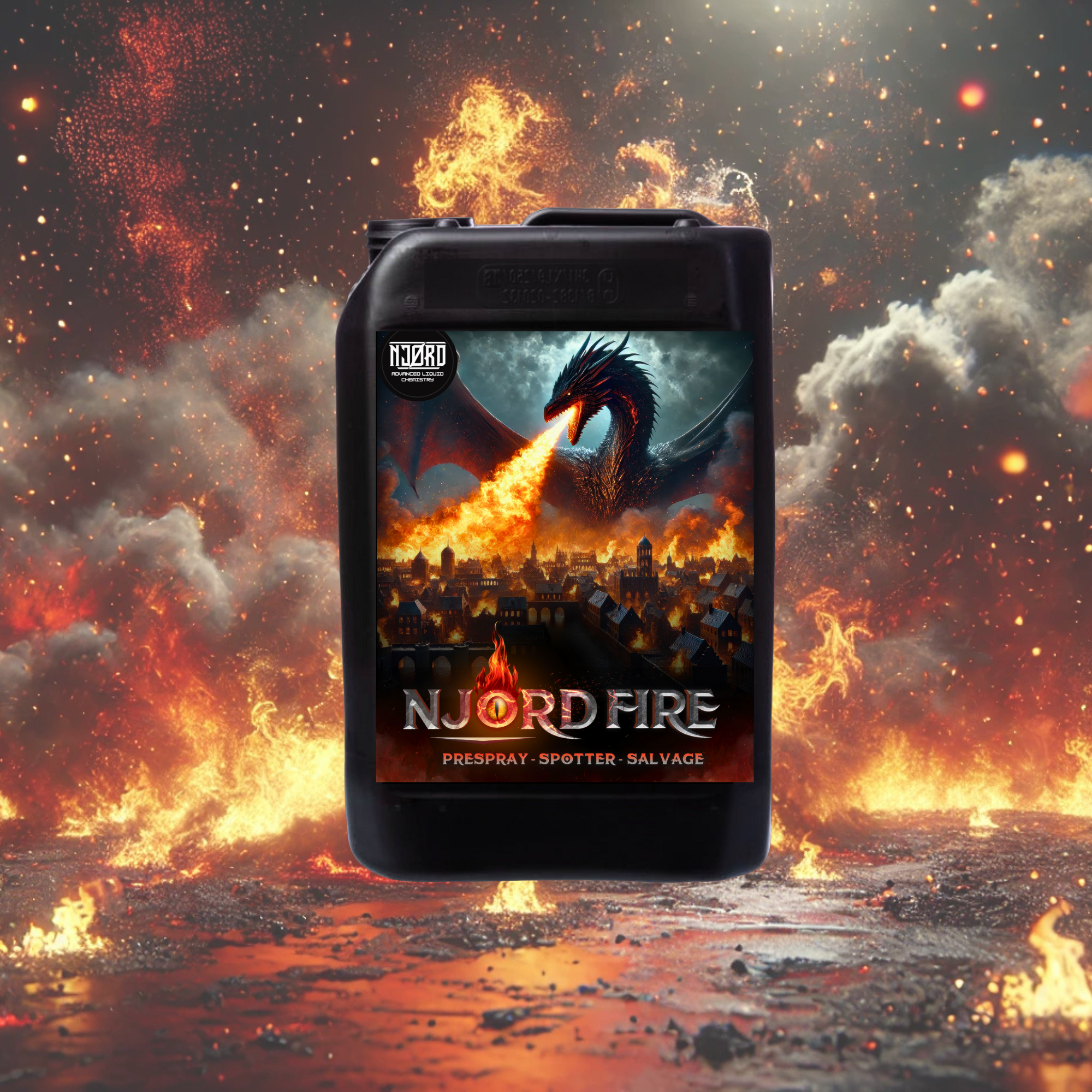 NJORDFIRE Heavy Duty Carpet Pre Spray