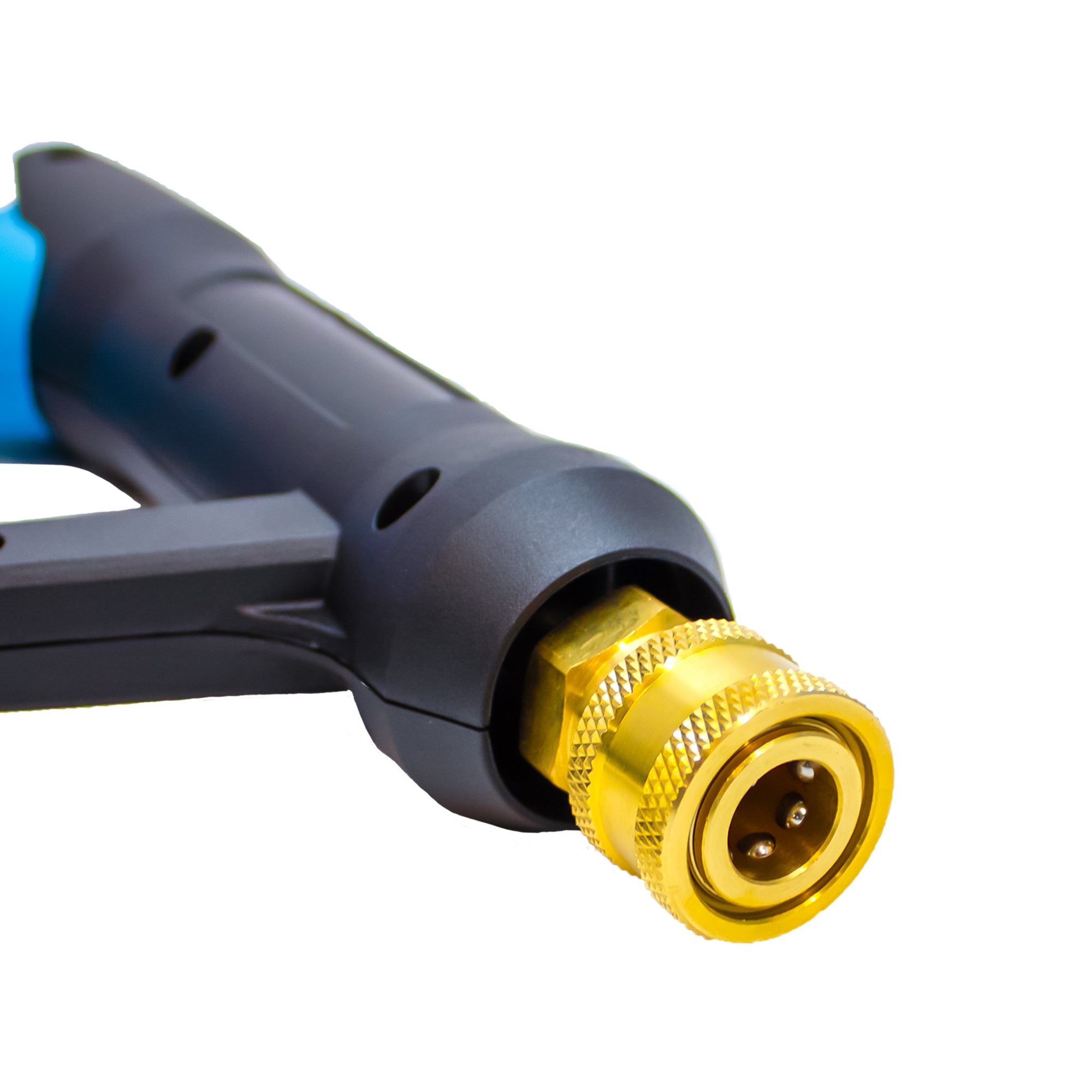 Reverse Short Trigger Gun M22 male - 1/4 female Quick Release - close-up