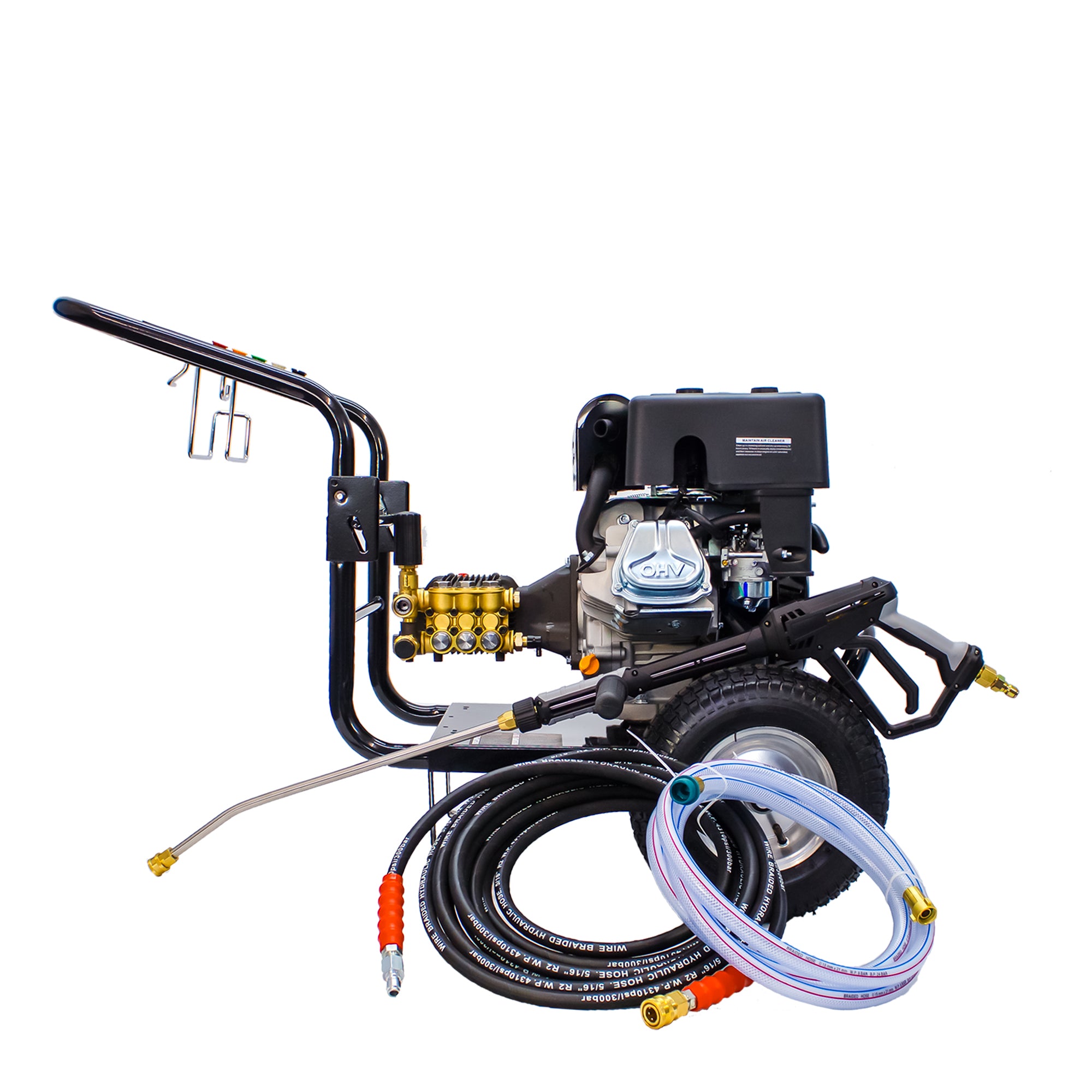 Kiam KM3700PR Petrol High Pressure Washer Jet Cleaner - Gearbox Version (14HP)