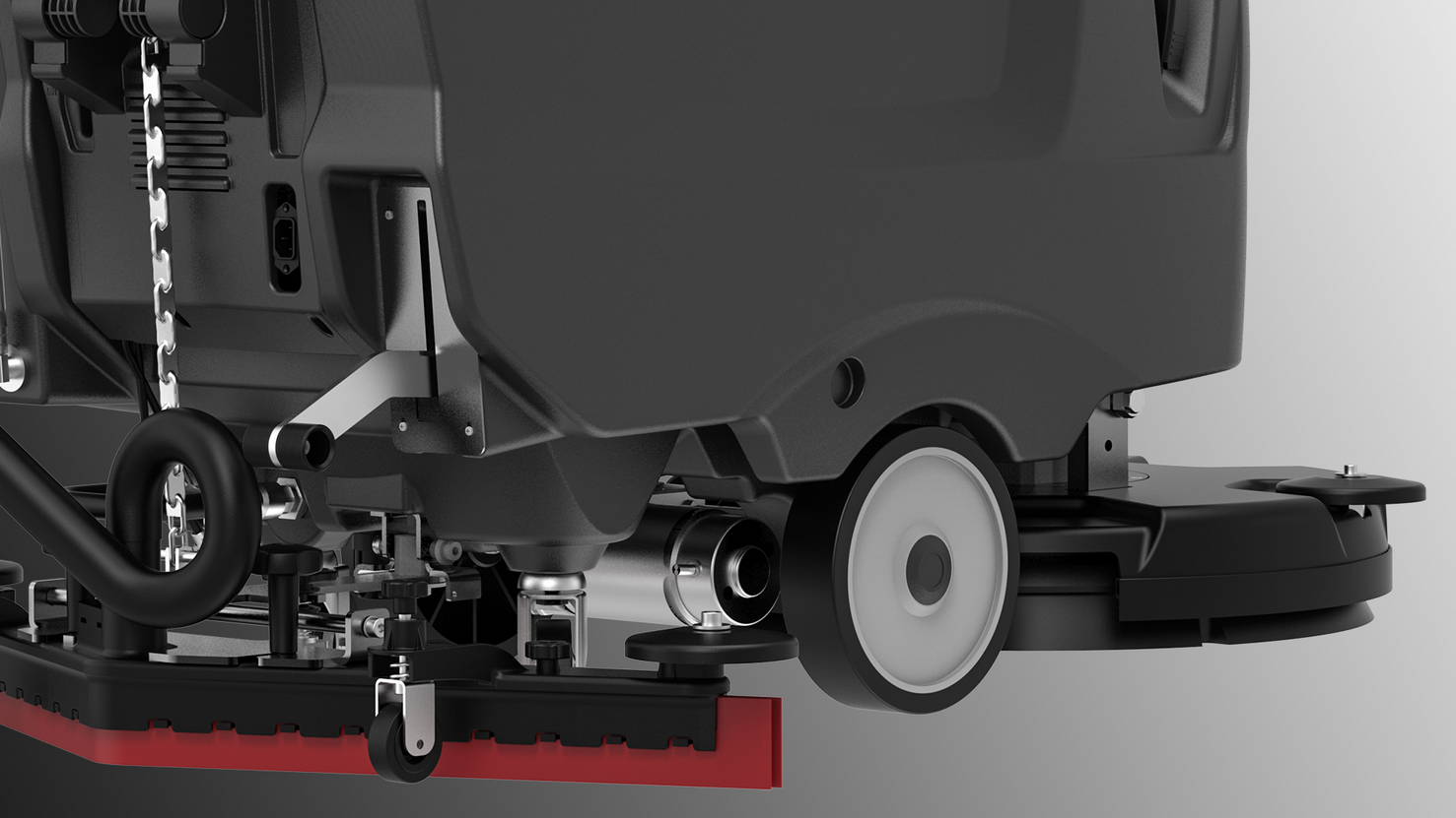 Lavor Moving 55BT Walk-Behind Scrubber Dryer - alternate angle