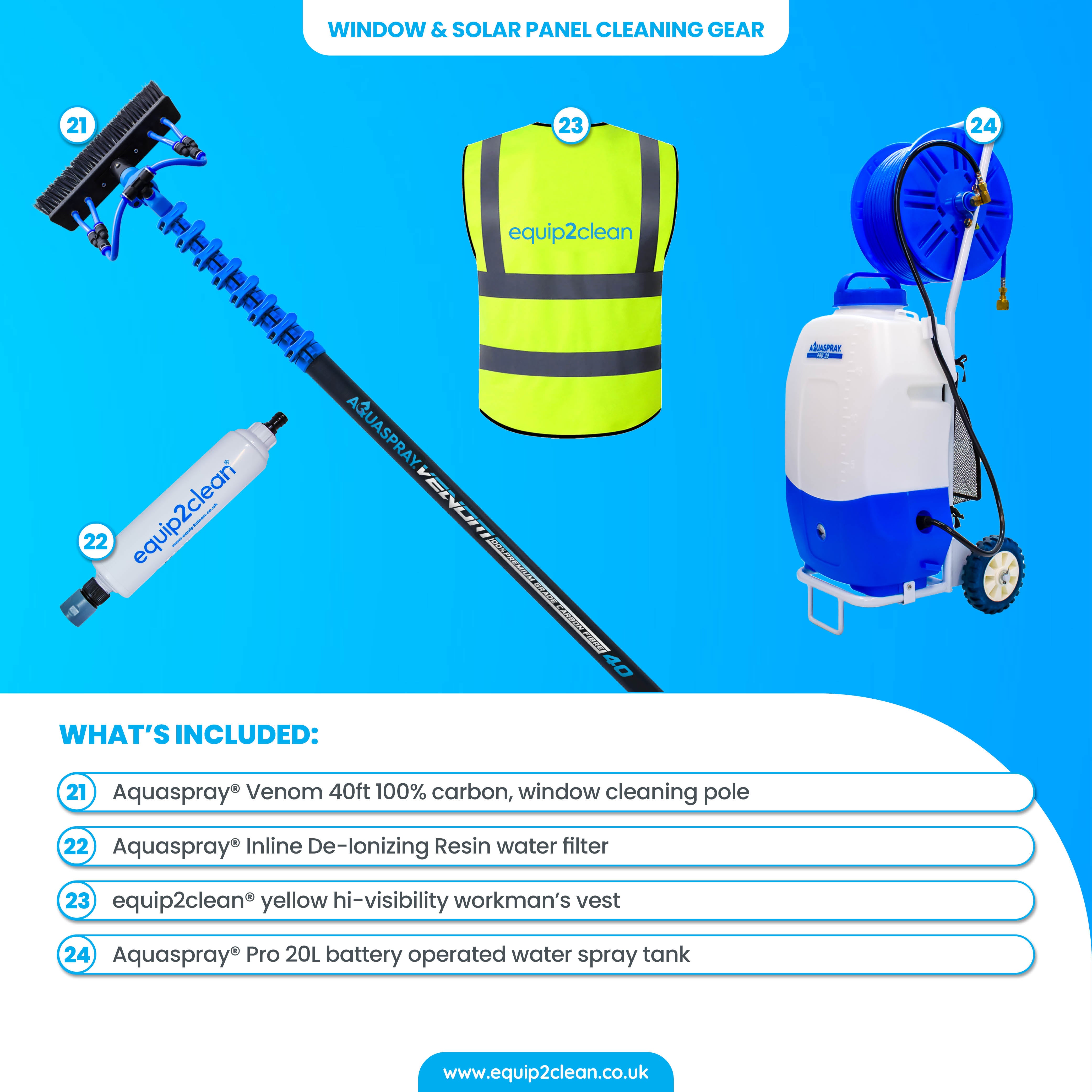 Bronze - Ultimate Honda Exterior Cleaning Business Start-Up Package - Pressure Washing, Gutter, Window, Roof Cleaning Equipment