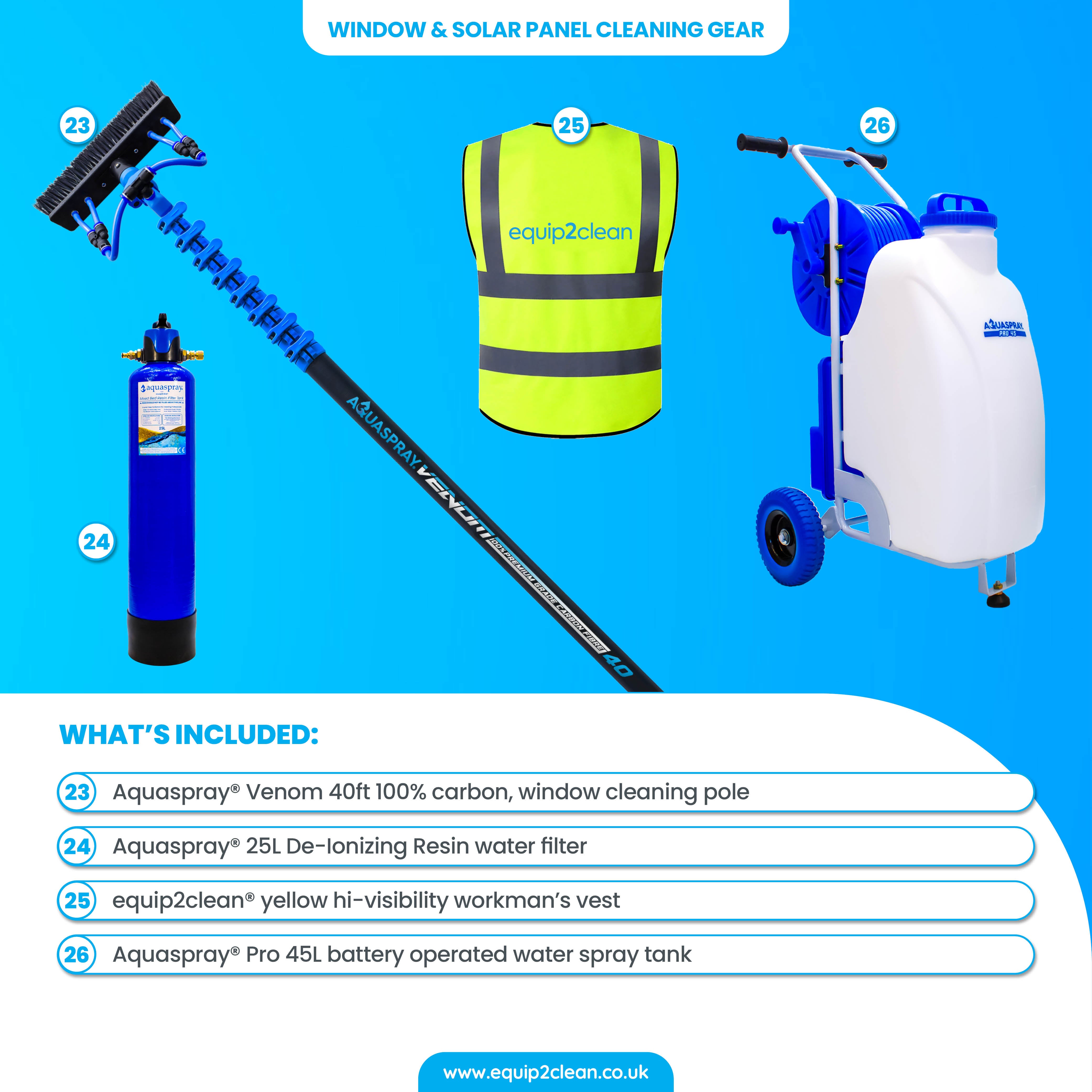 Gold - Ultimate Honda Exterior Business Start-Up Package - Pressure washing, Gutter, Window, Roof cleaning equipment