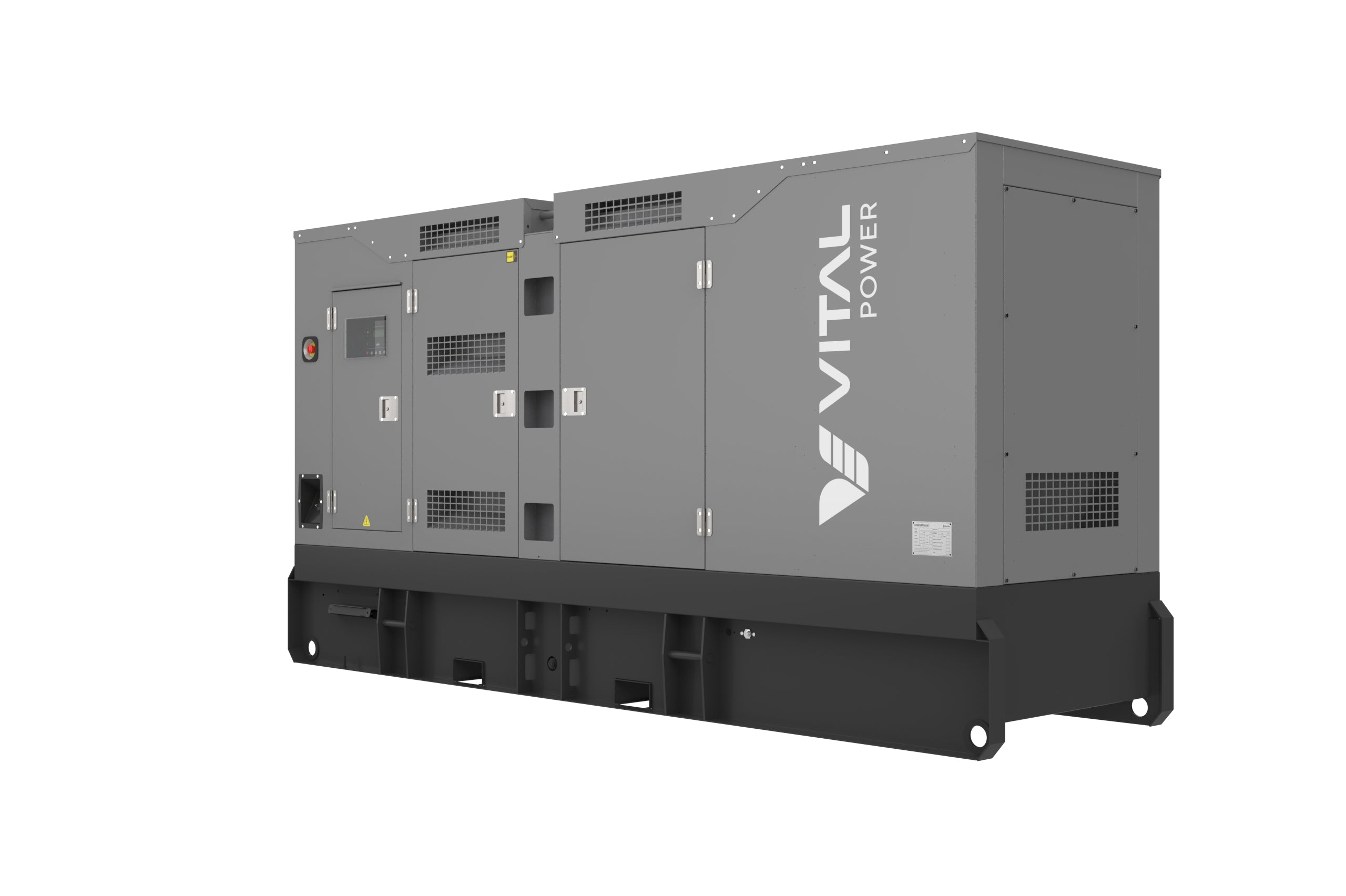 Vital Power 18kVA Diesel Generator (Canopied, Single Phase) - alternate angle