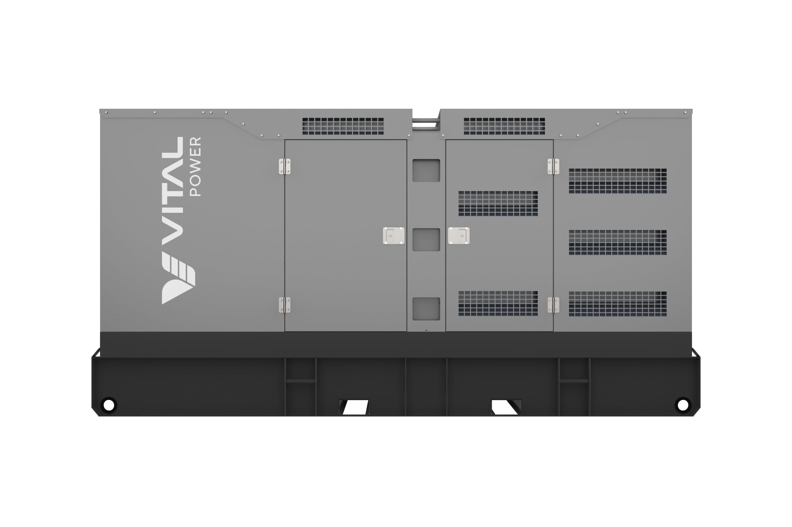 Vital Power 18kVA Diesel Generator (Canopied, Single Phase) - side view