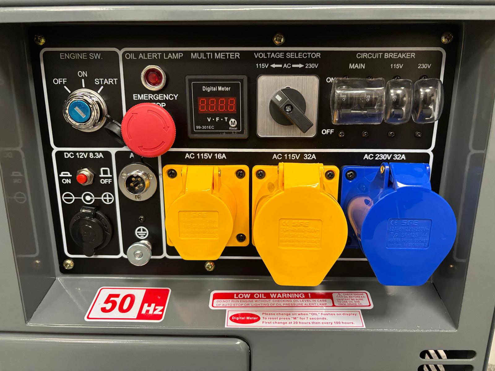 Vital Power 6kVA Silent Diesel Generator (Single Phase, Portable) - additional view