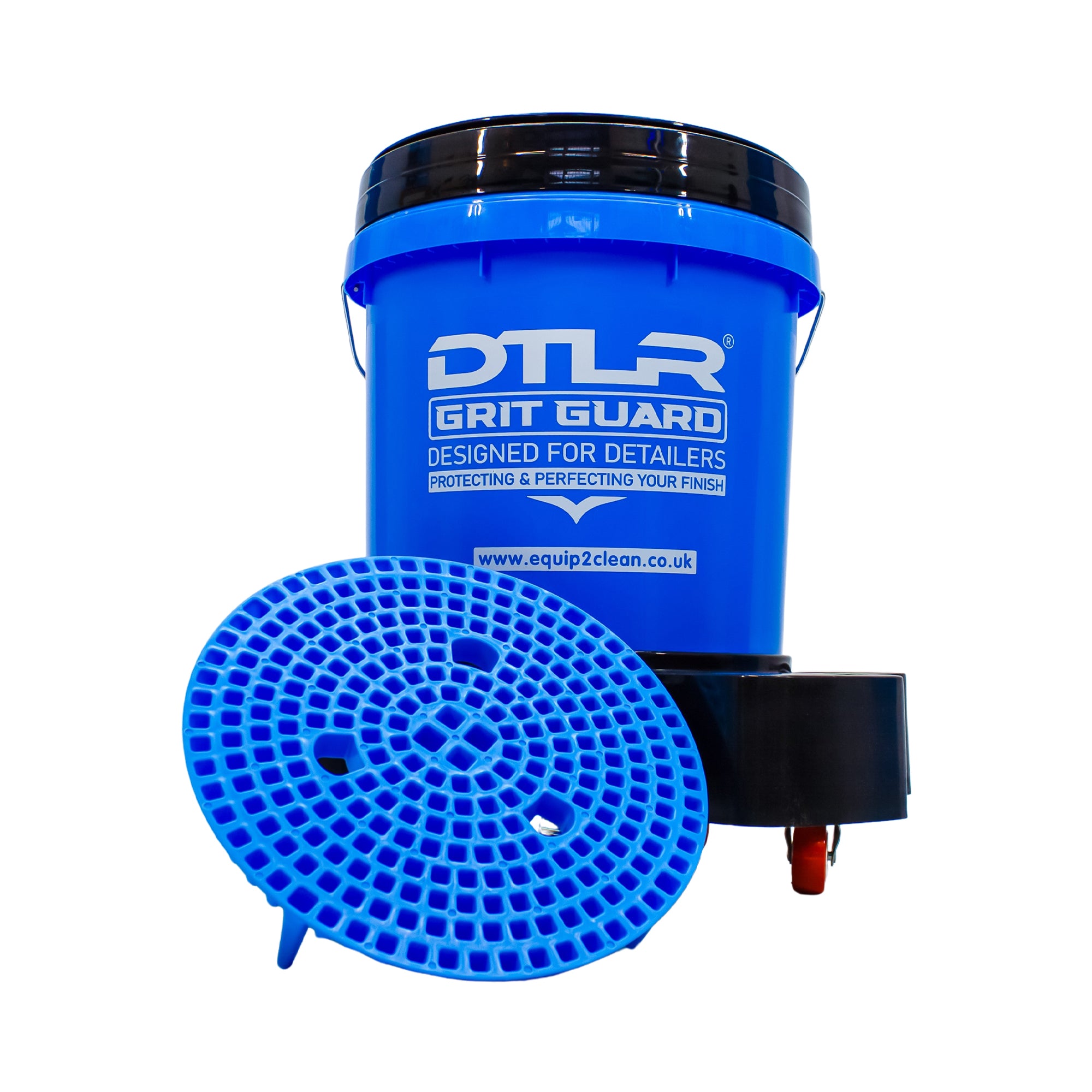 DTLR Grit Guard Wash bucket with Trolley - close-up