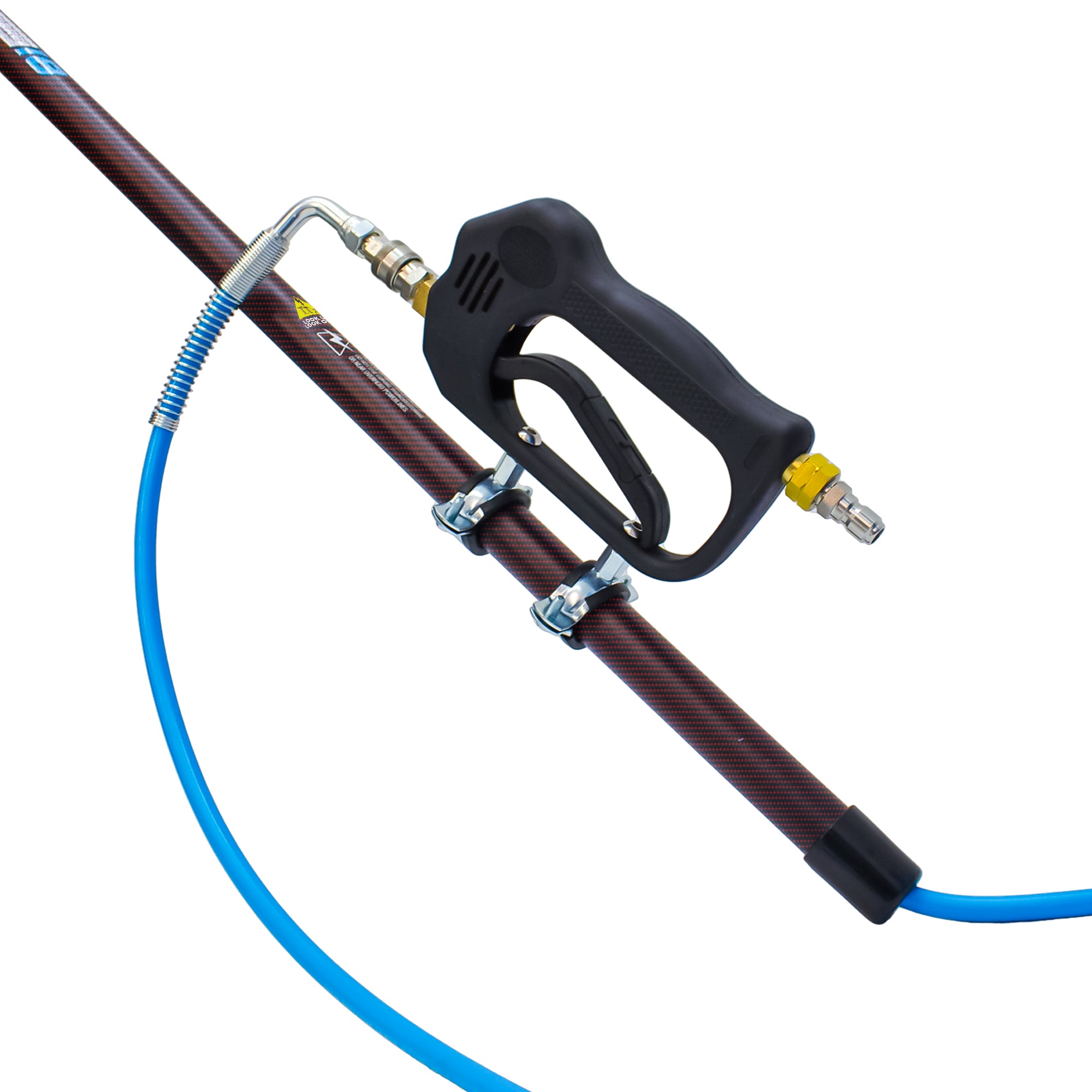 Roof cleaning Starter Package - Venom Power Pole + Surfacepro 12 + Turbo Nozzle - alternate angle