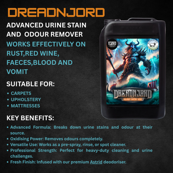 DREADNJORD Professional Pet Urine Remover – Carpets, Upholstery & Mattresses - additional view