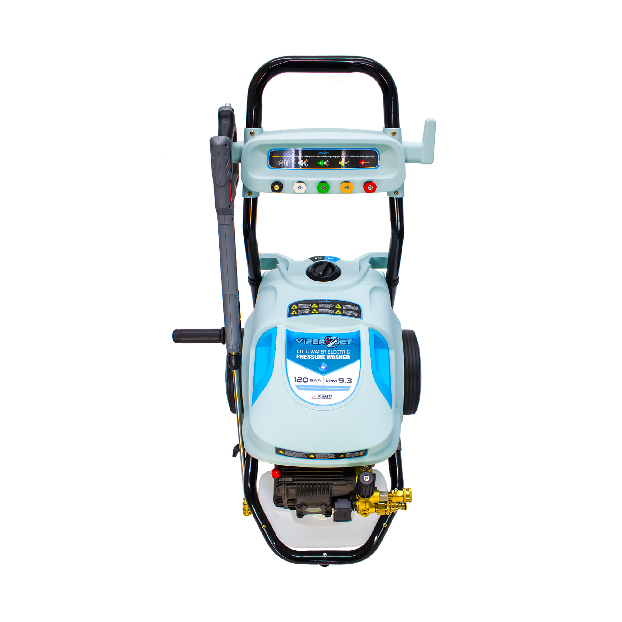 ViperJet Commercial Cold Water Pressure Washer 1740 psi / 120 bar - 240 volt - dimensions