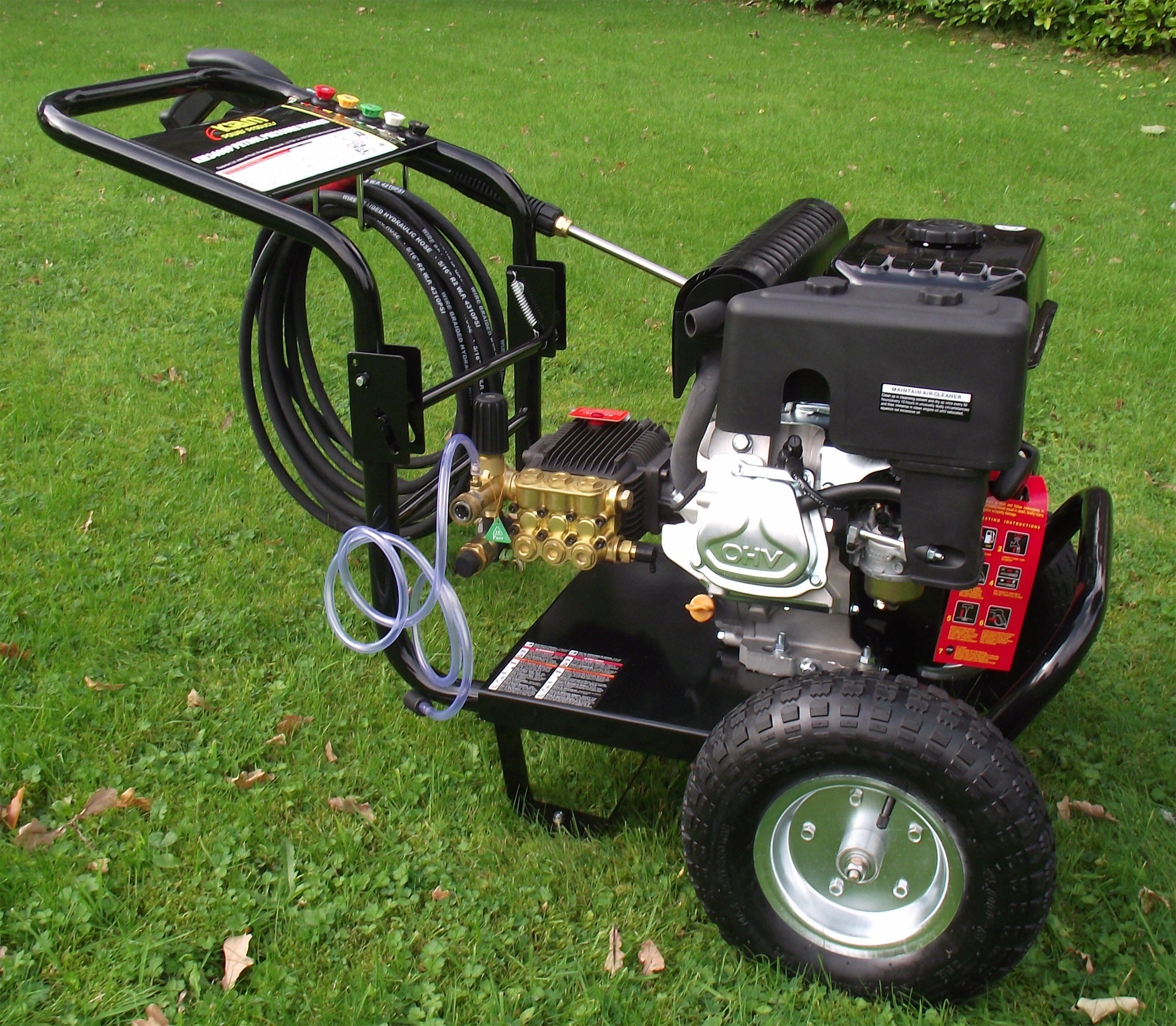Grade A Kiam KM3700P Petrol High Pressure Washer Jet Cleaner (14HP) - detail view