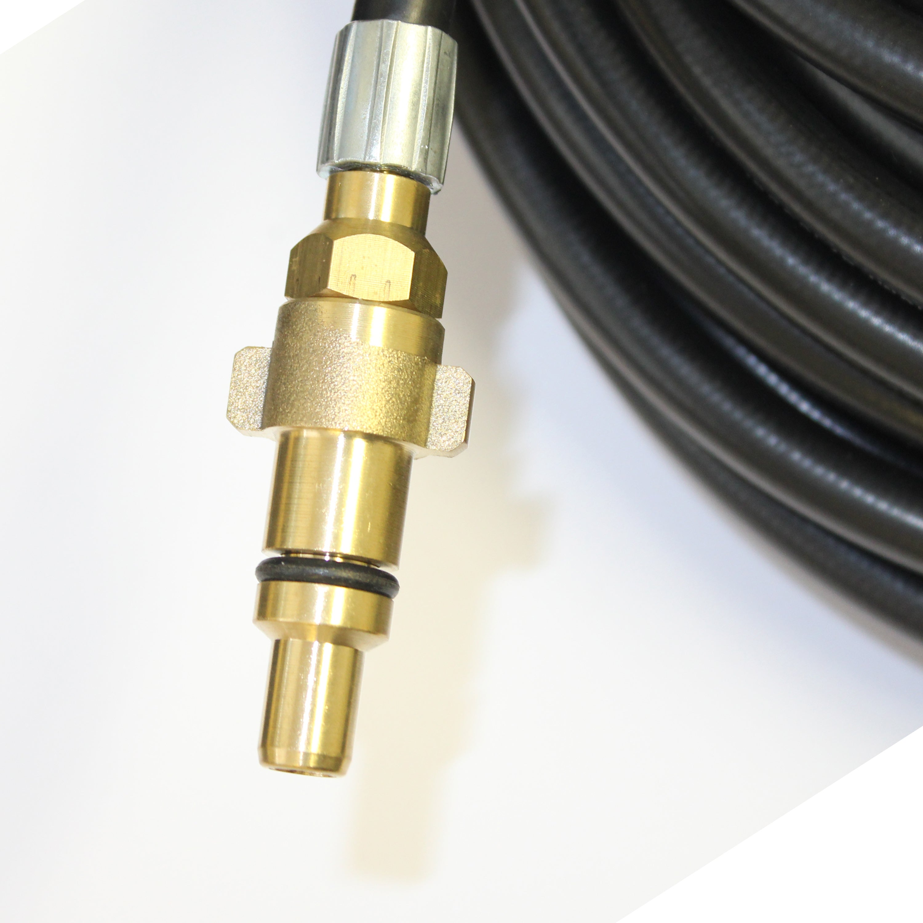 15m Flexible Drain Hose -with Retrojet Nozzle