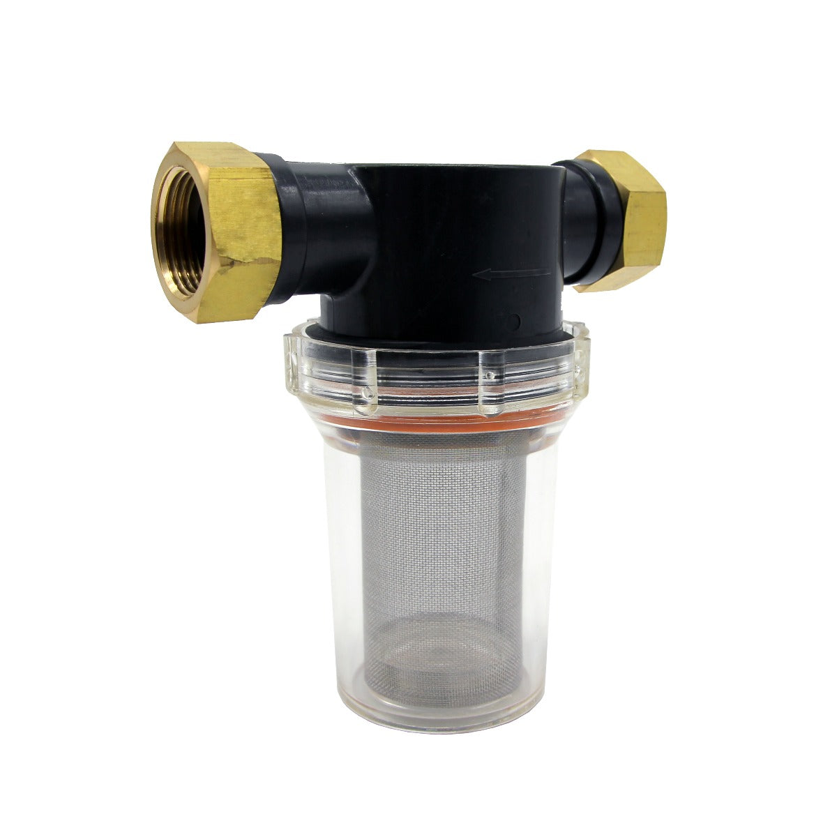 Inline Water Filter Stainless Steel Mesh (3/4" Brass Screw Thread)