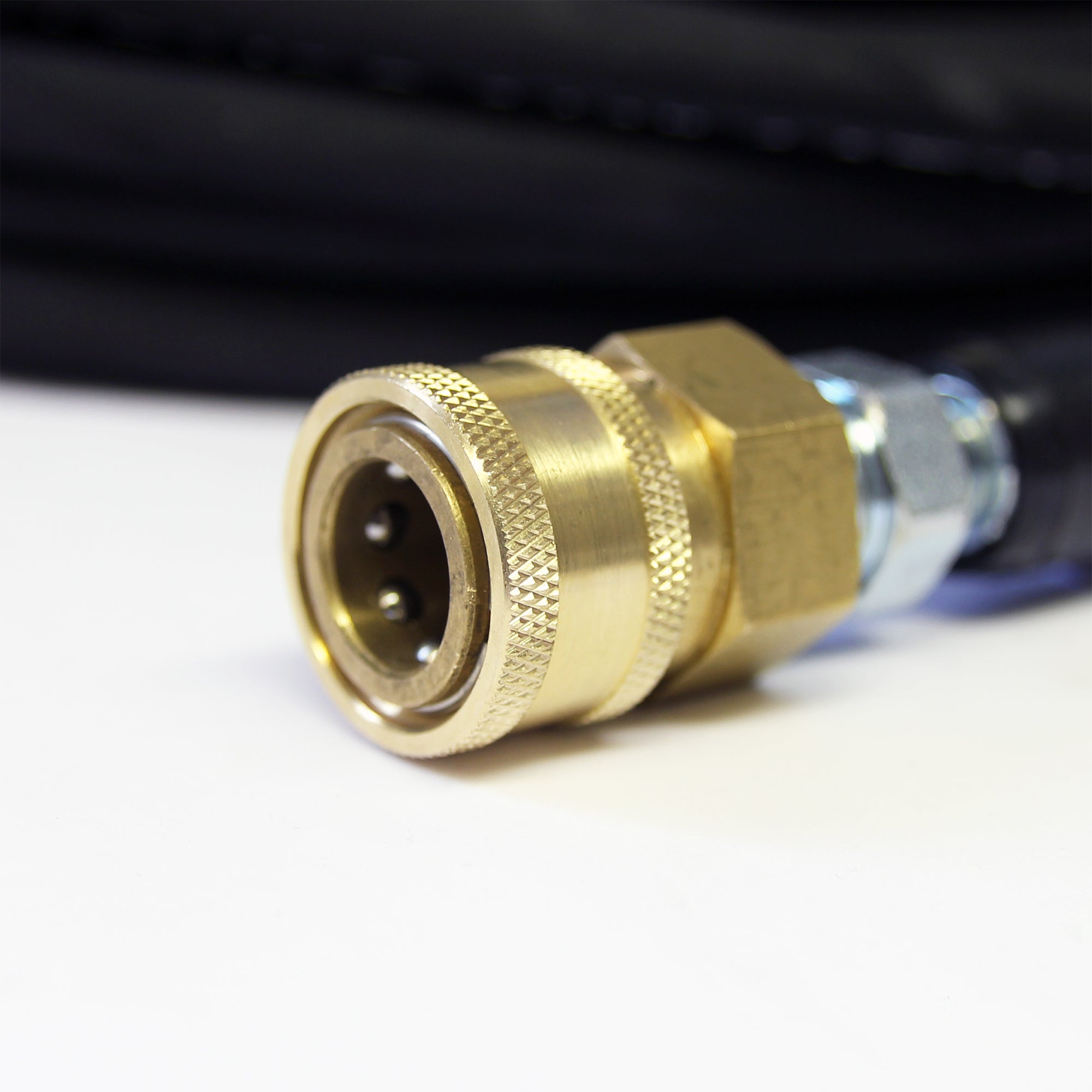 1/4" Pressure Washer Hose - 3/8" Male & Female Quick Release, 220 Bar/3190 PSI Rated