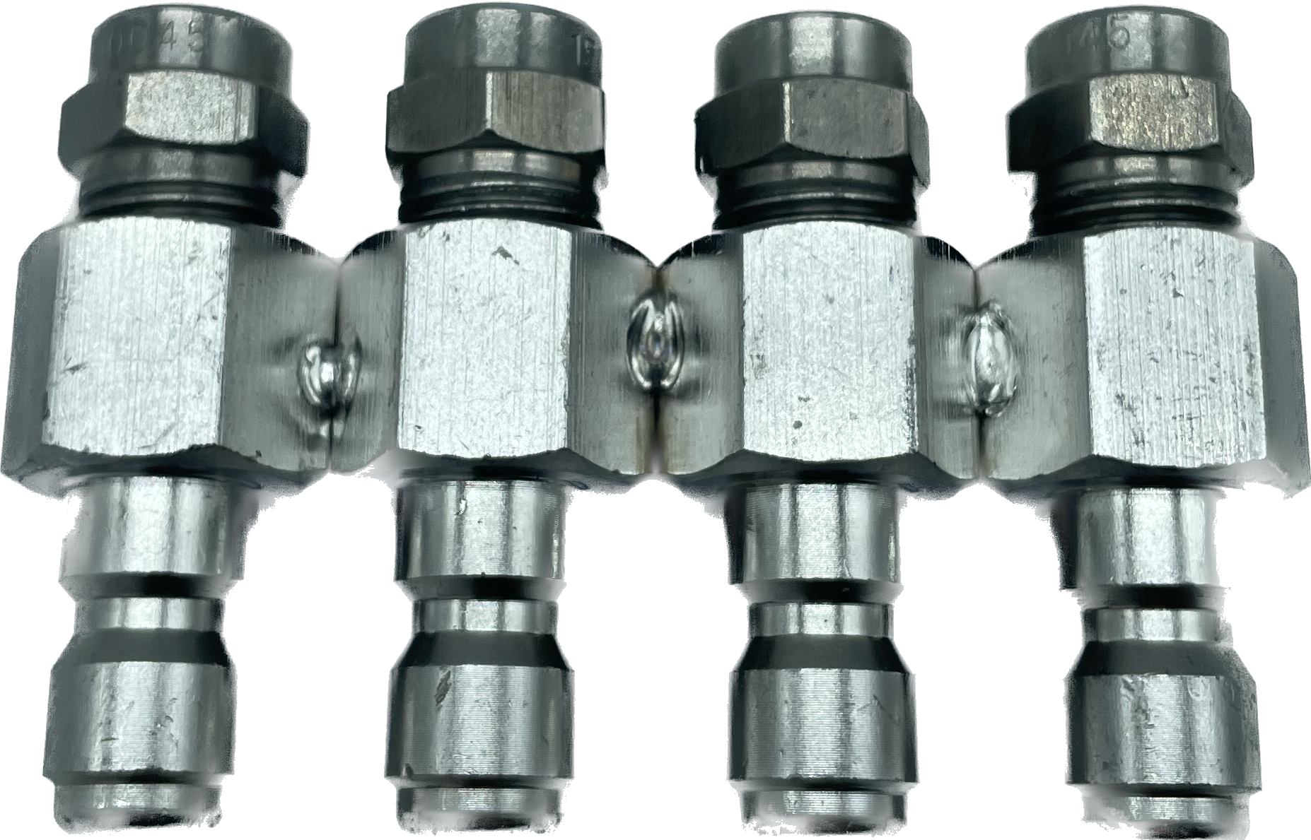 Quick release J-Rod Nozzle Holder 045 - Stainless Steel (Quad Jet) - additional view