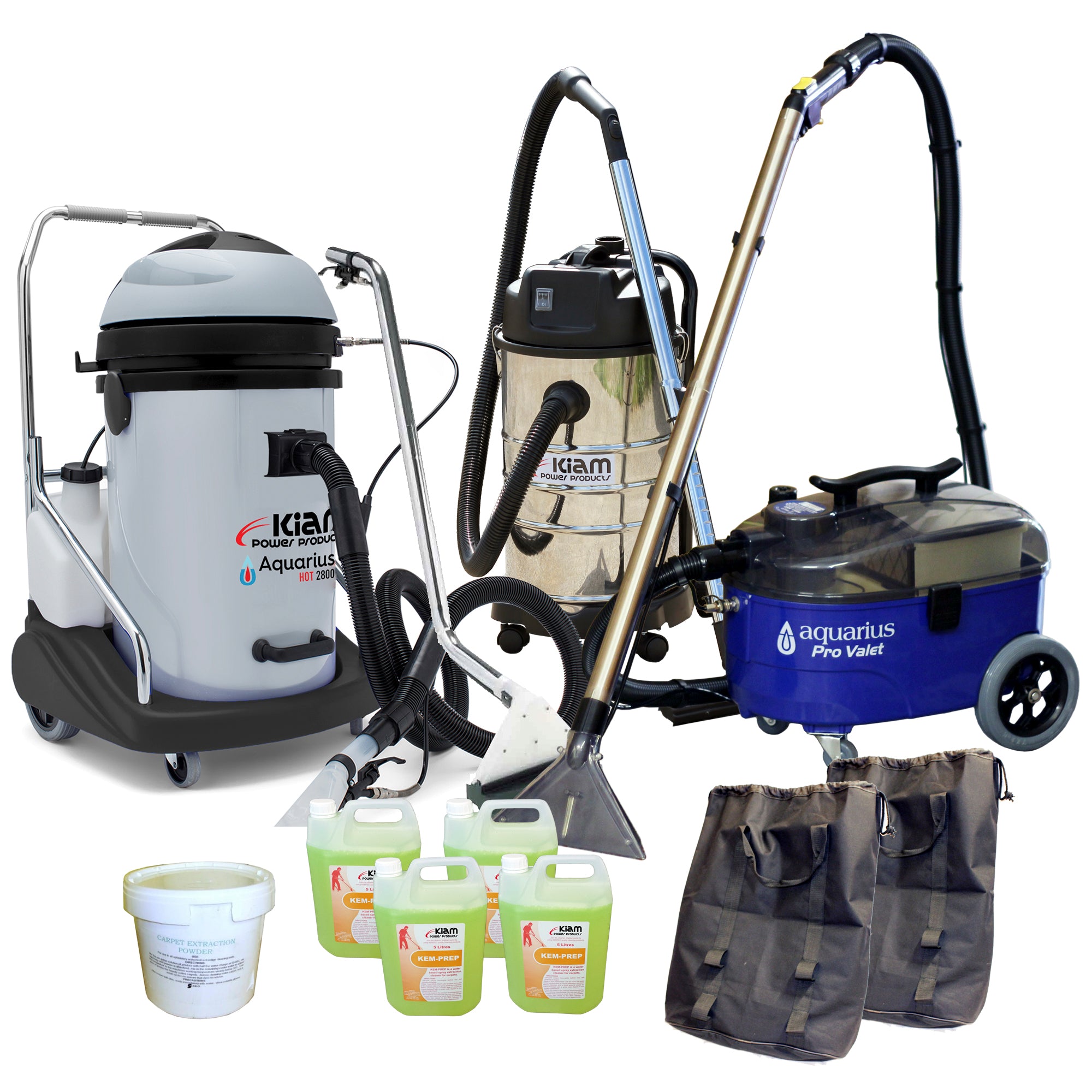 Professional Carpet & Upholstery Cleaning Equipment Business Start-Up Pack (Aquarius Hot 2800)
