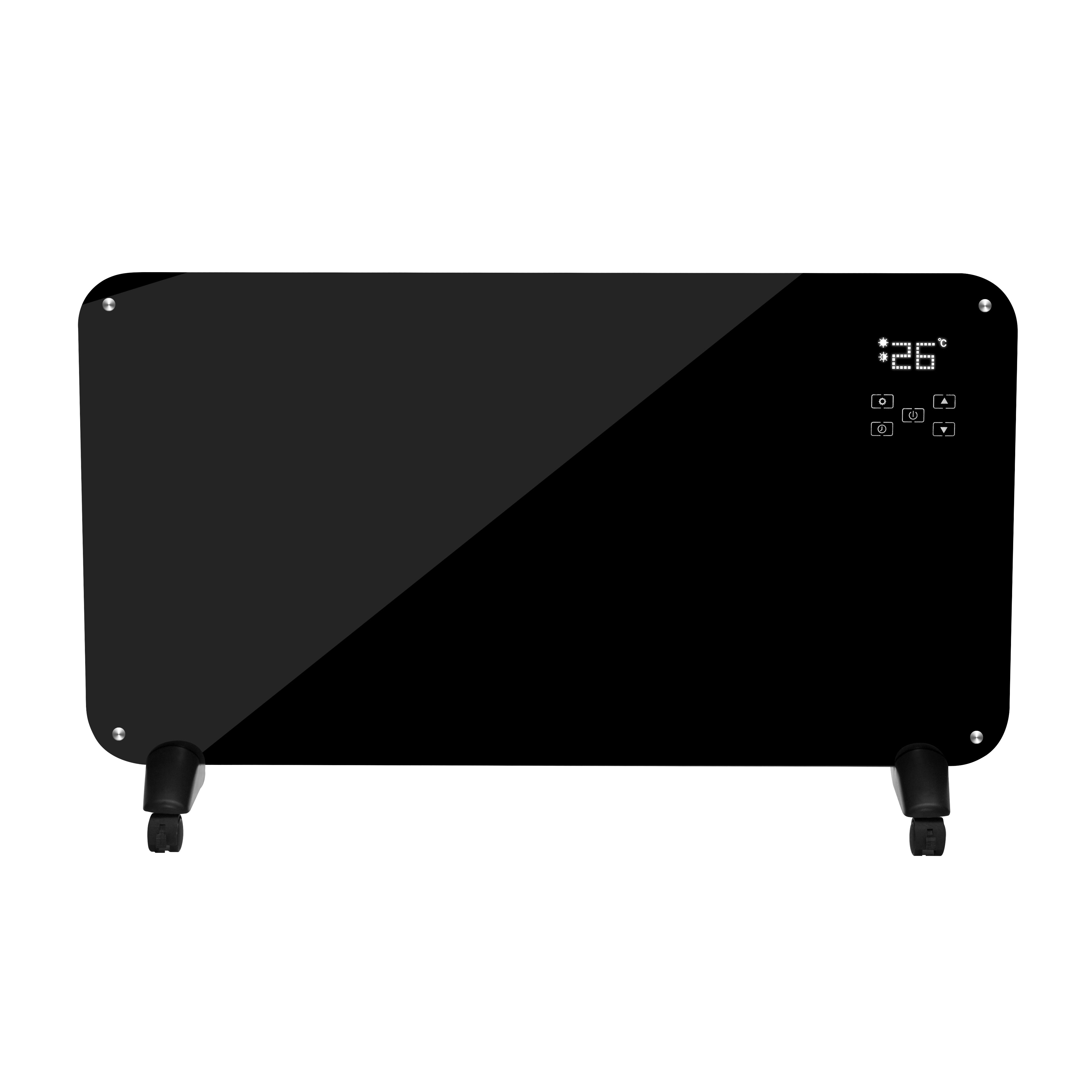 Designer Electric Glass Panel Heater 1000W With Smart WIFI Alexa, Remote Control and Timer - NR10 - additional view