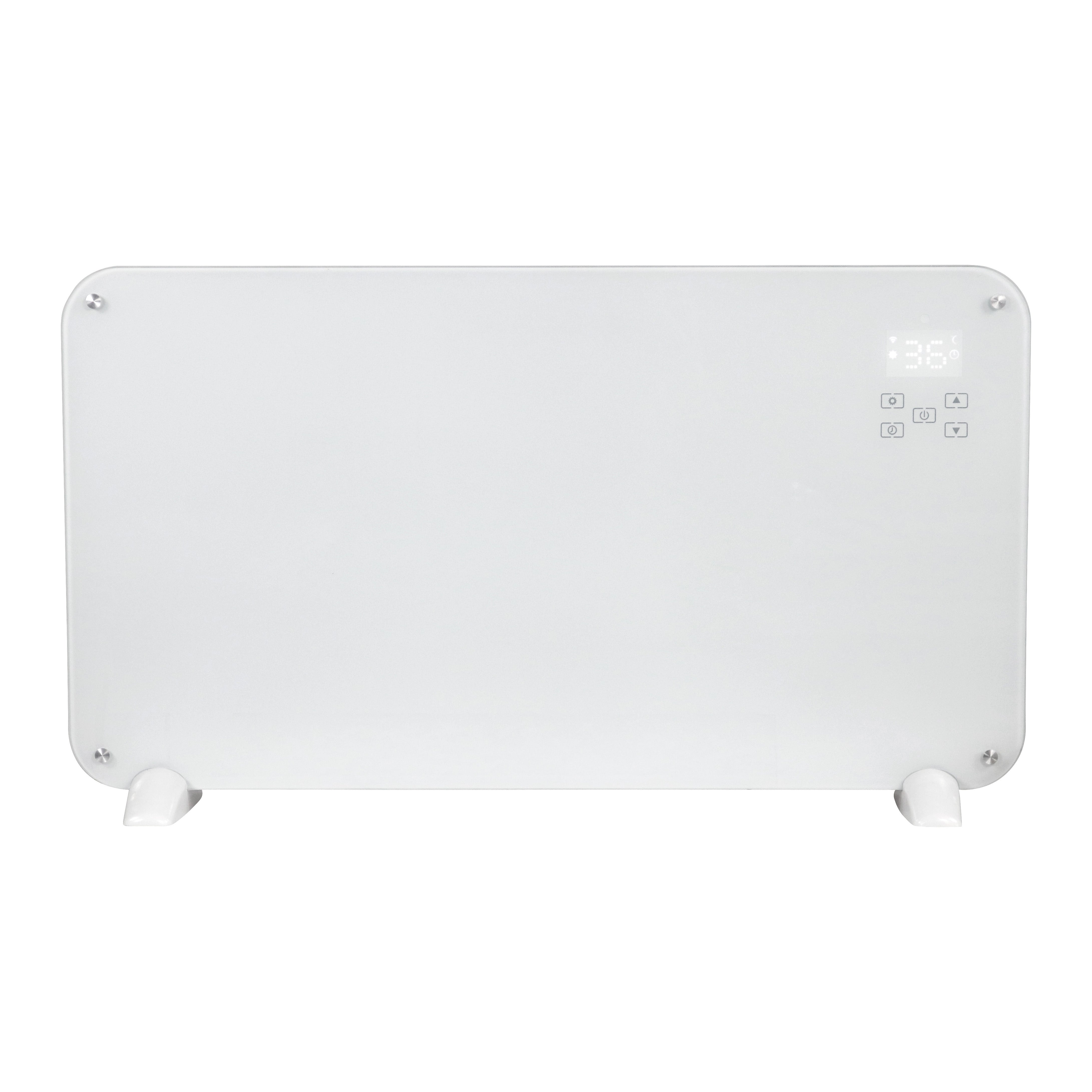 Designer Electric Glass Panel Heater 1500W With Smart WIFI Alexa, Remote Control and Timer - NR15 - additional view