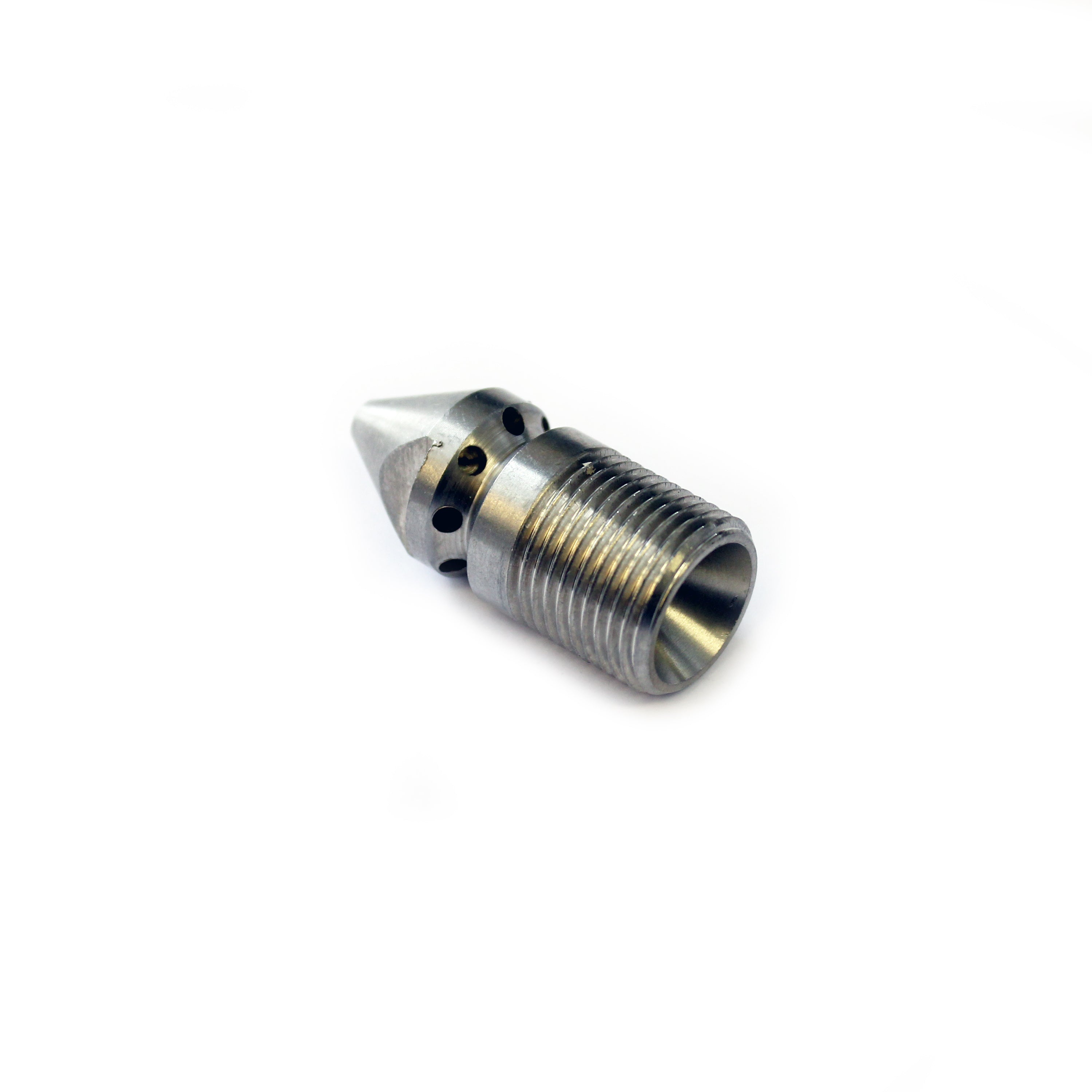 Drain Sewer Cleaning Nozzle for Jetting (4000 PSI) (3/8") 1 forward, 8 rear nozzles