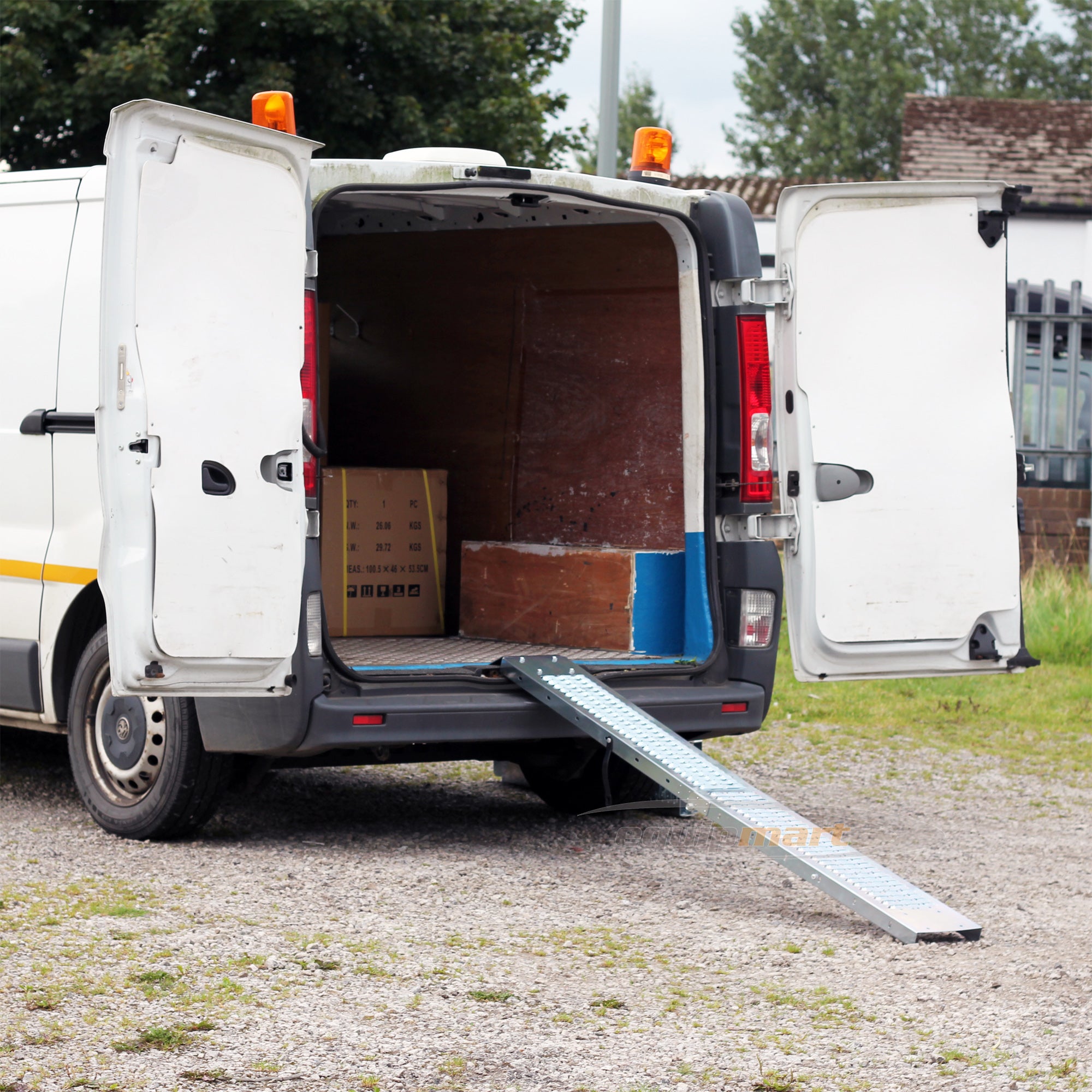 Folding Ramp Twinpack 180cm (folds to 90cm) for Motorcycles, Motorbikes, Wheelchairs, Mobility Scooter (200kg Load)