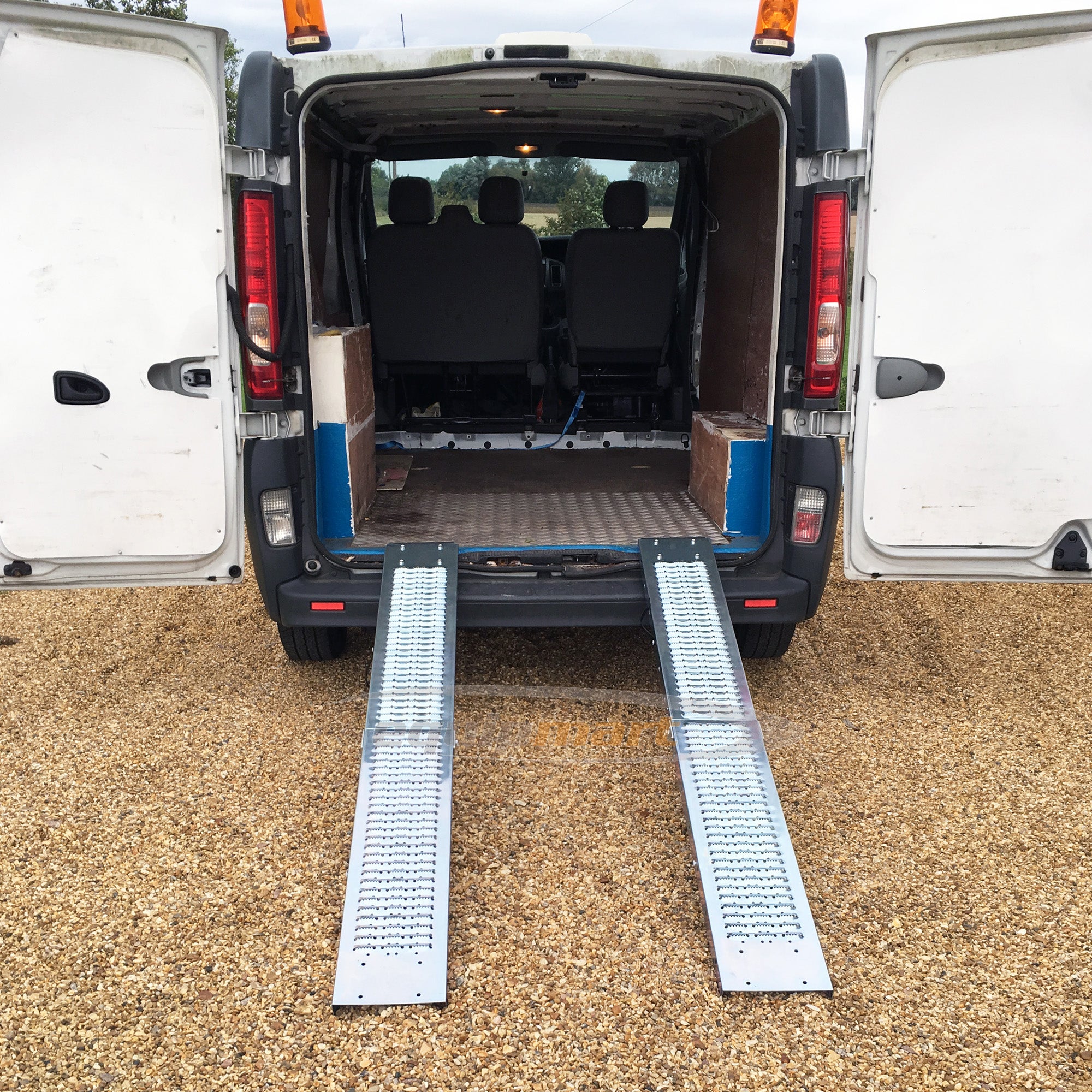 Folding Ramp Twinpack 180cm (folds to 90cm) for Motorcycles, Motorbikes, Wheelchairs, Mobility Scooter (200kg Load)