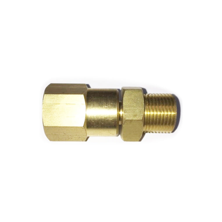 High Pressure Swivel Hose Coupling Brass 3/8" Male - 3/8" Female