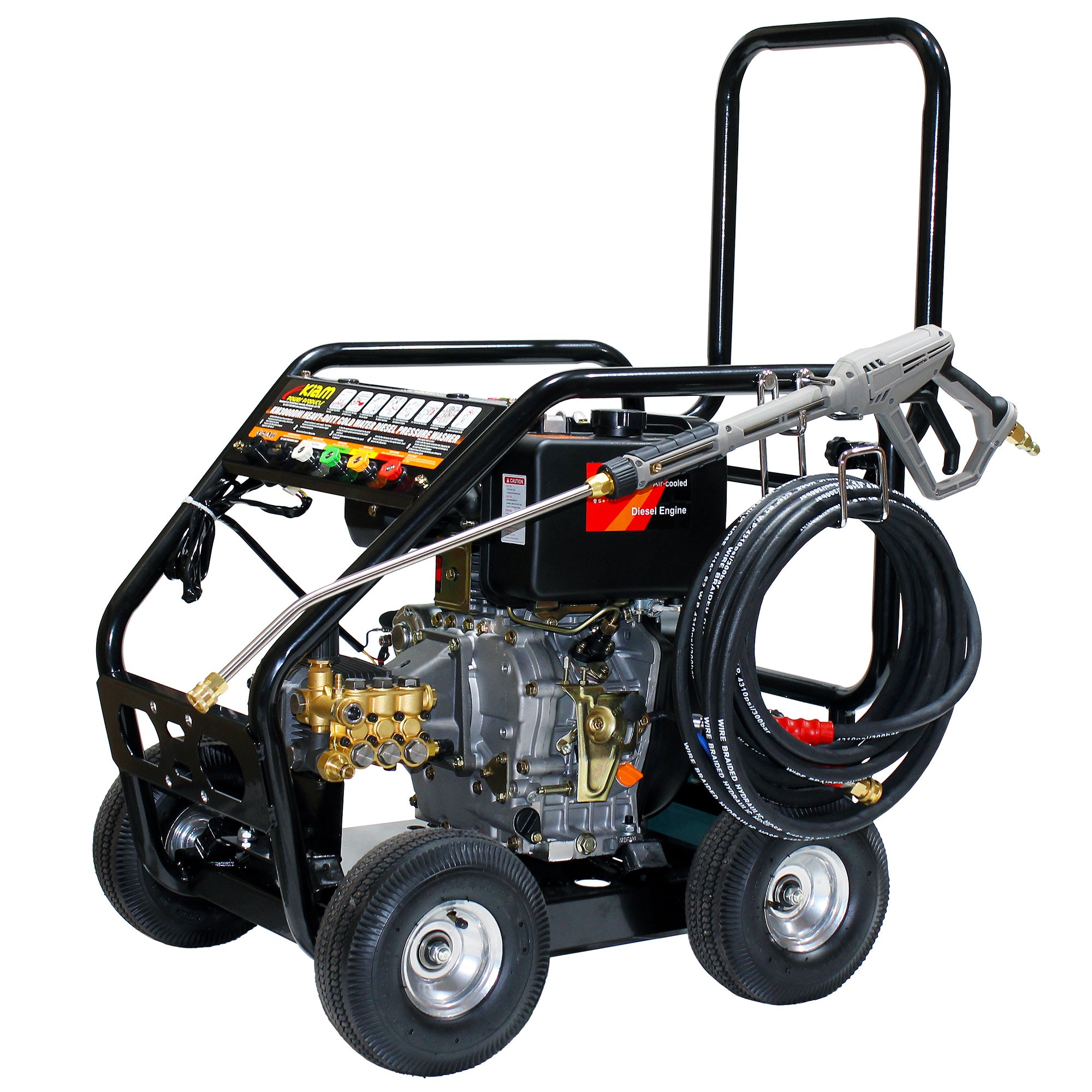 GRADE A - Kiam KM3600DX Industrial Diesel Pressure Washer (10HP) (Copy)