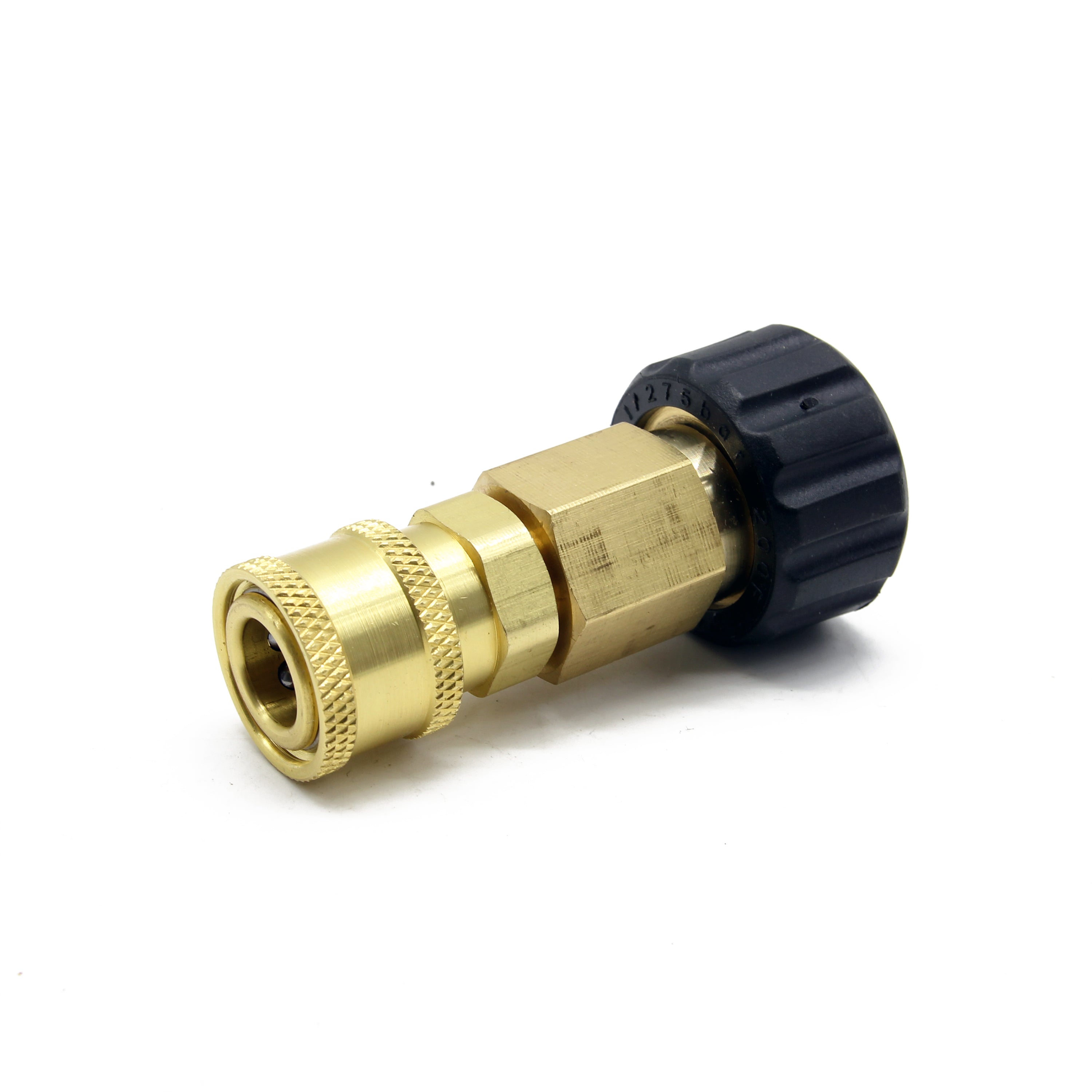 M22 Female Screw Thread to 1/4" (11.6mm) Quick Release Female Coupling