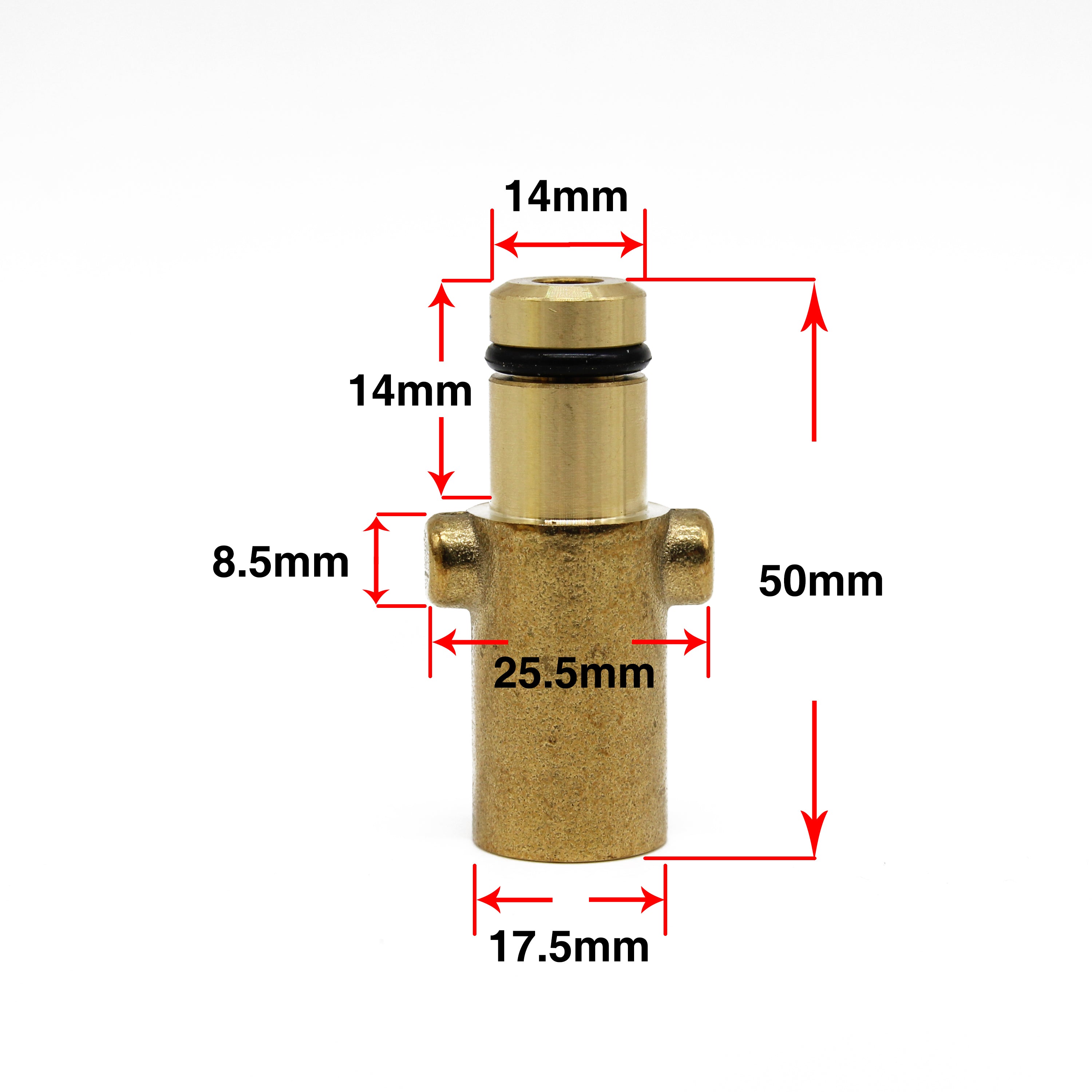 Nilfisk Gerni Pressure Washer Lance Bayonet Adapter Coupling (1/4" Female)