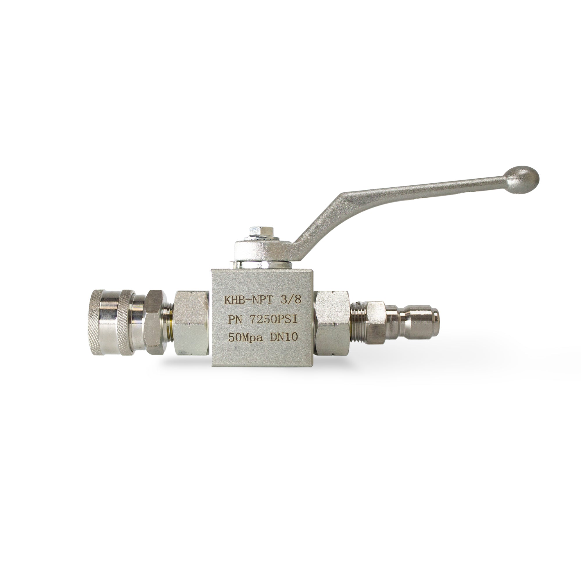 Ball valve High-Pressure On / Off Tap 7250 psi rated