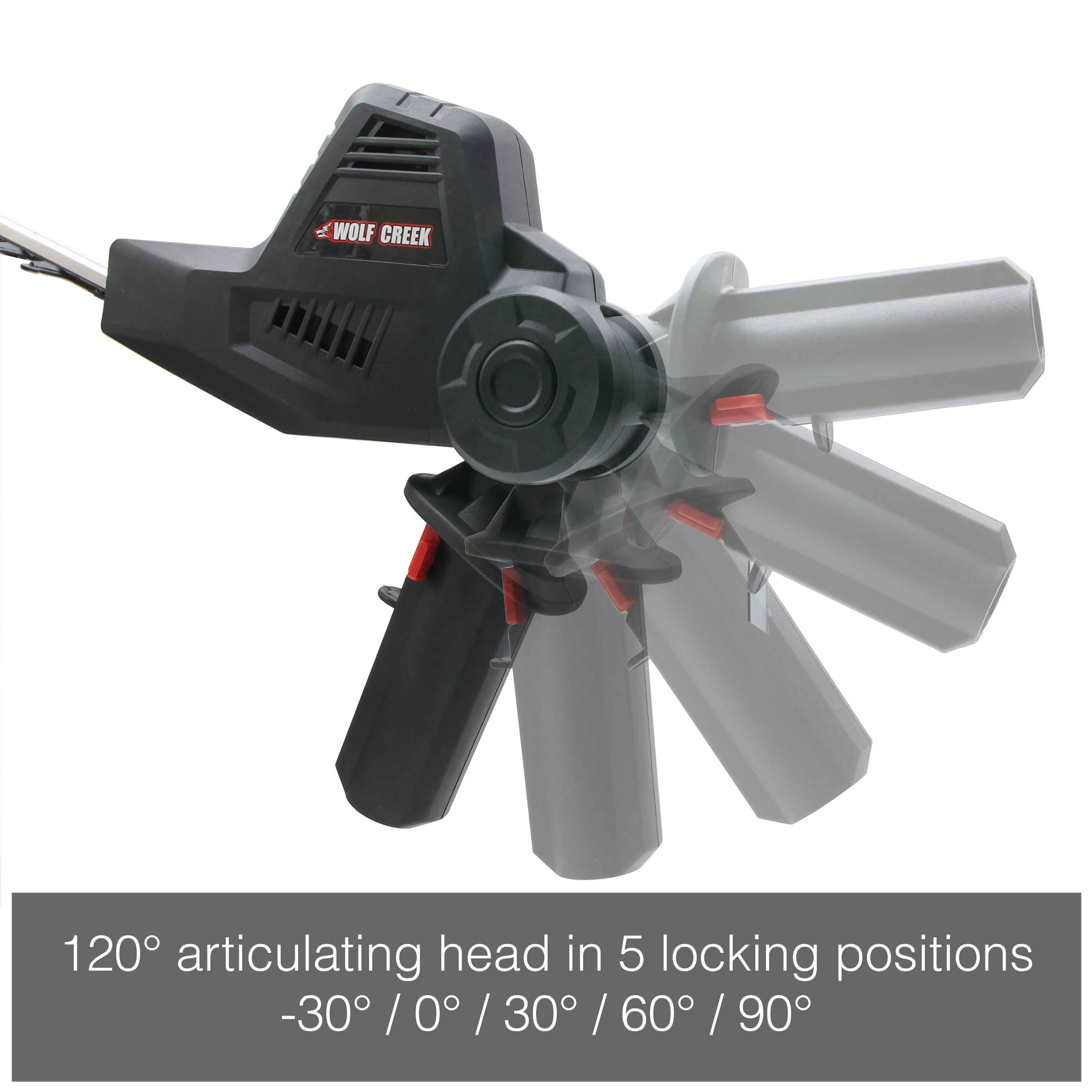 Wolf Creek 2 IN 1 Electric Long Reach Pole Saw & Hedge Trimmer