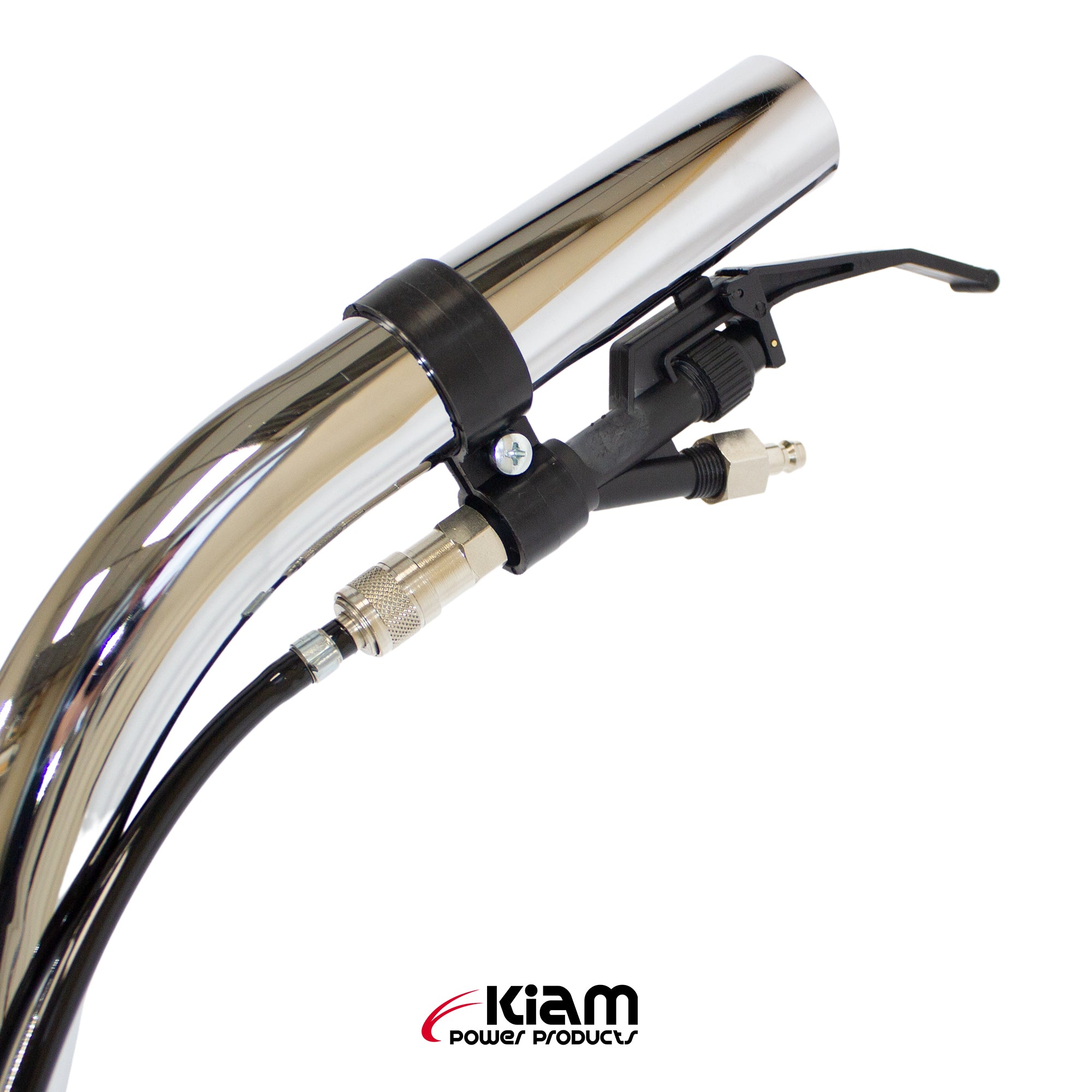 Stainless Steel Floor Wand with Trigger for Aquarius Hot 1400 / 2800 - in use